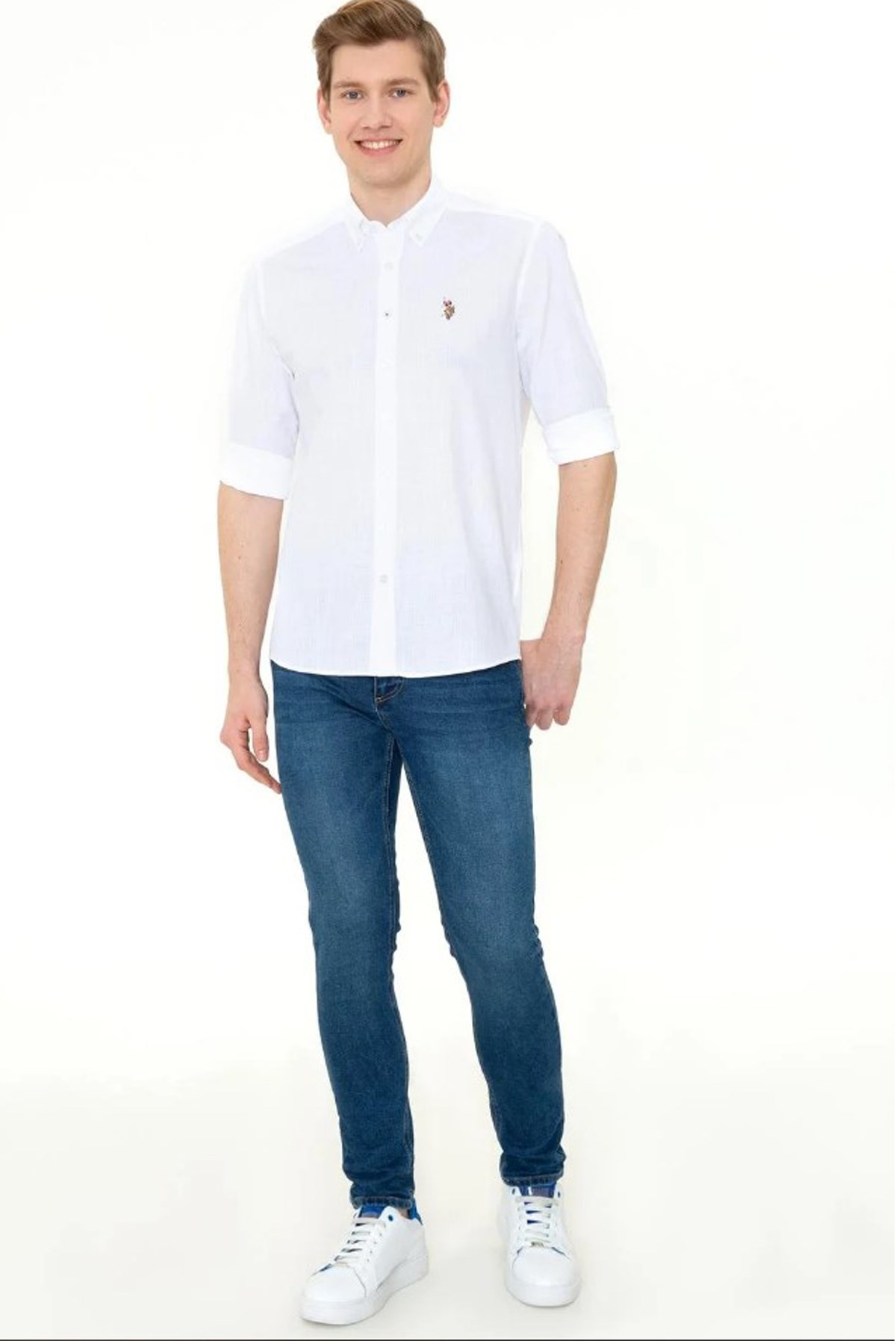Us. Polo Assn. Erkek Gömlek 50246561 Beyaz