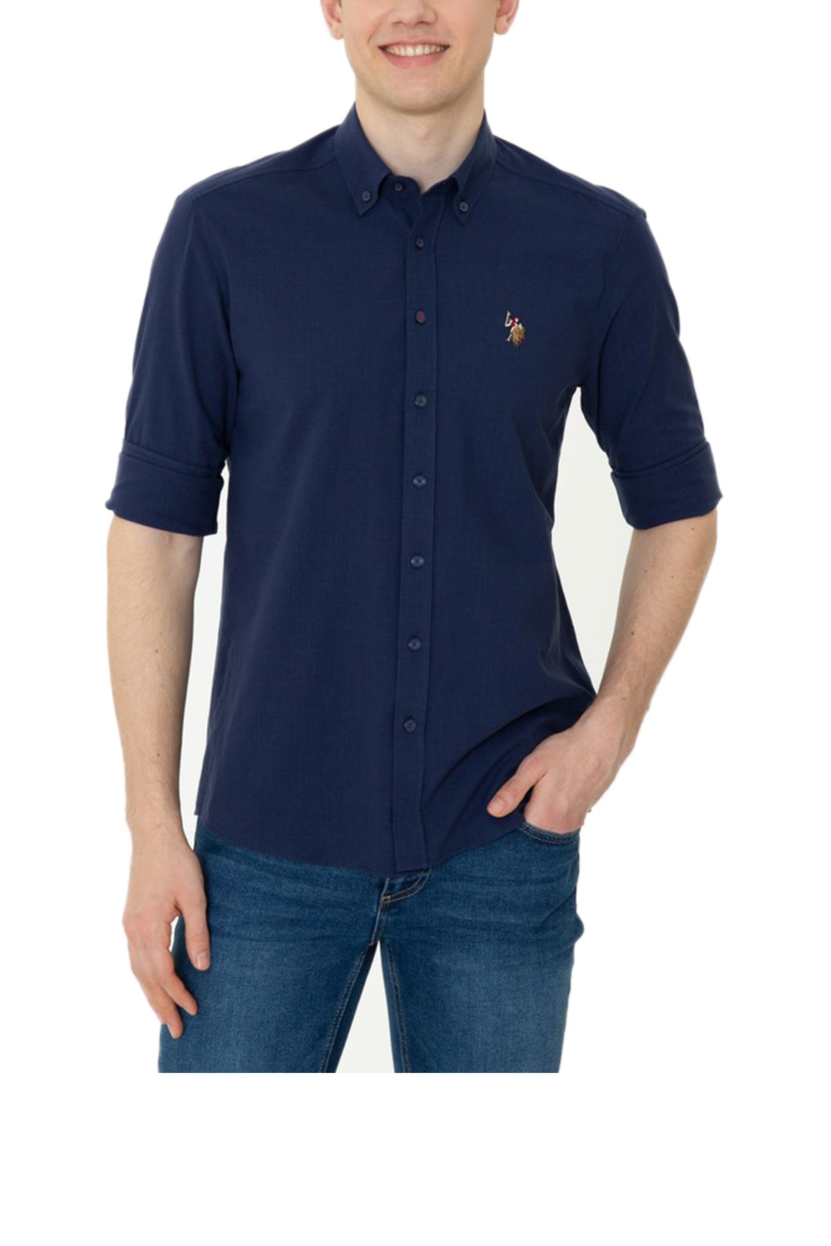 Us. Polo Assn. Erkek Gömlek 50246561 Lacivert