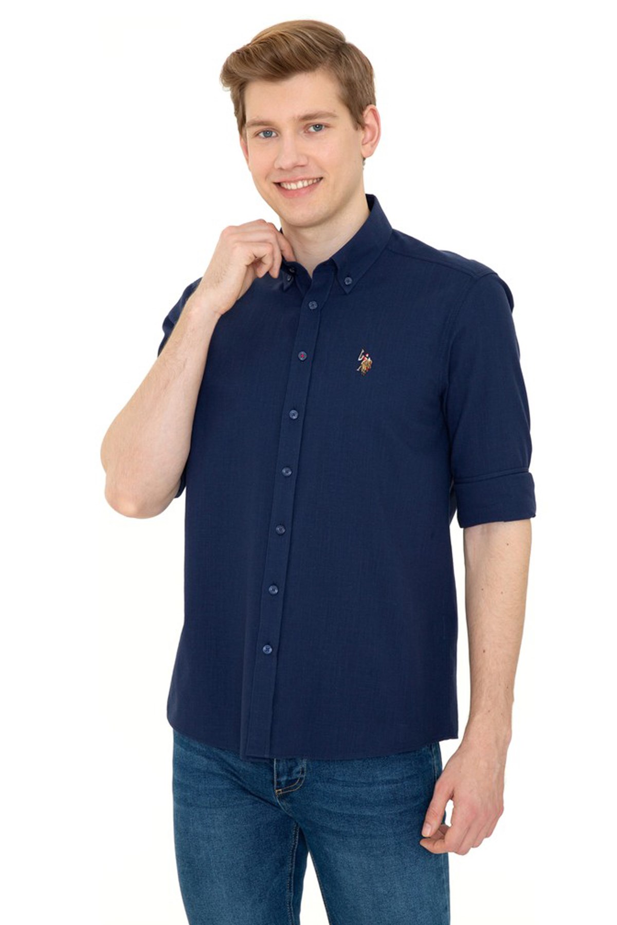 Us. Polo Assn. Erkek Gömlek 50246561 Lacivert