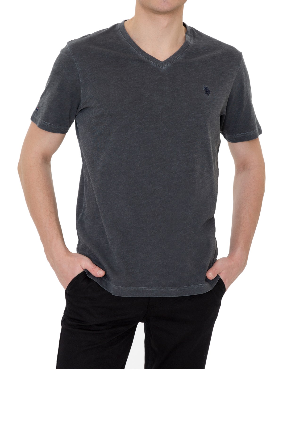 Us. Polo Assn. Erkek Tişört 50246848 Antrasit