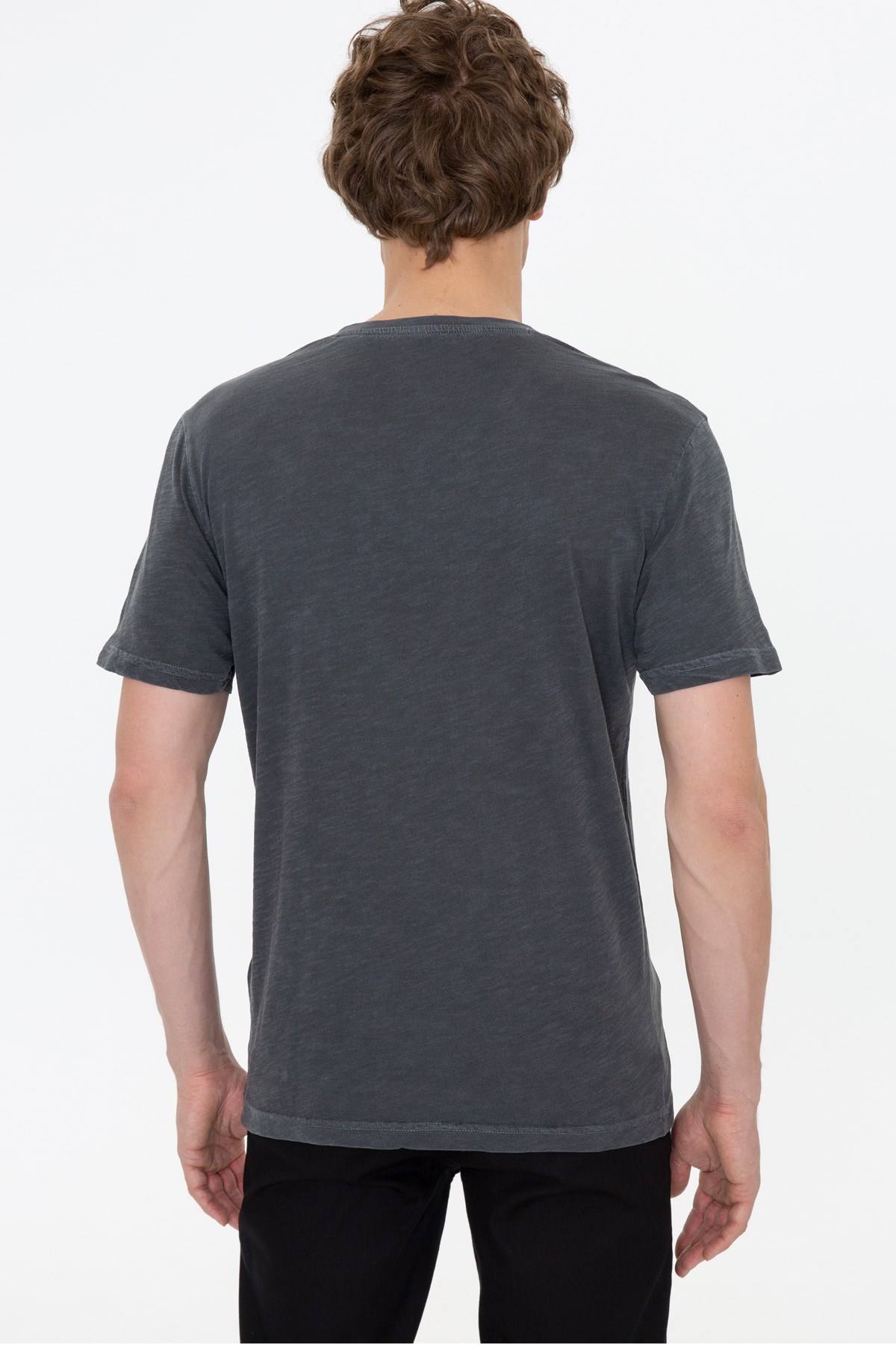 Us. Polo Assn. Erkek Tişört 50246848 Antrasit