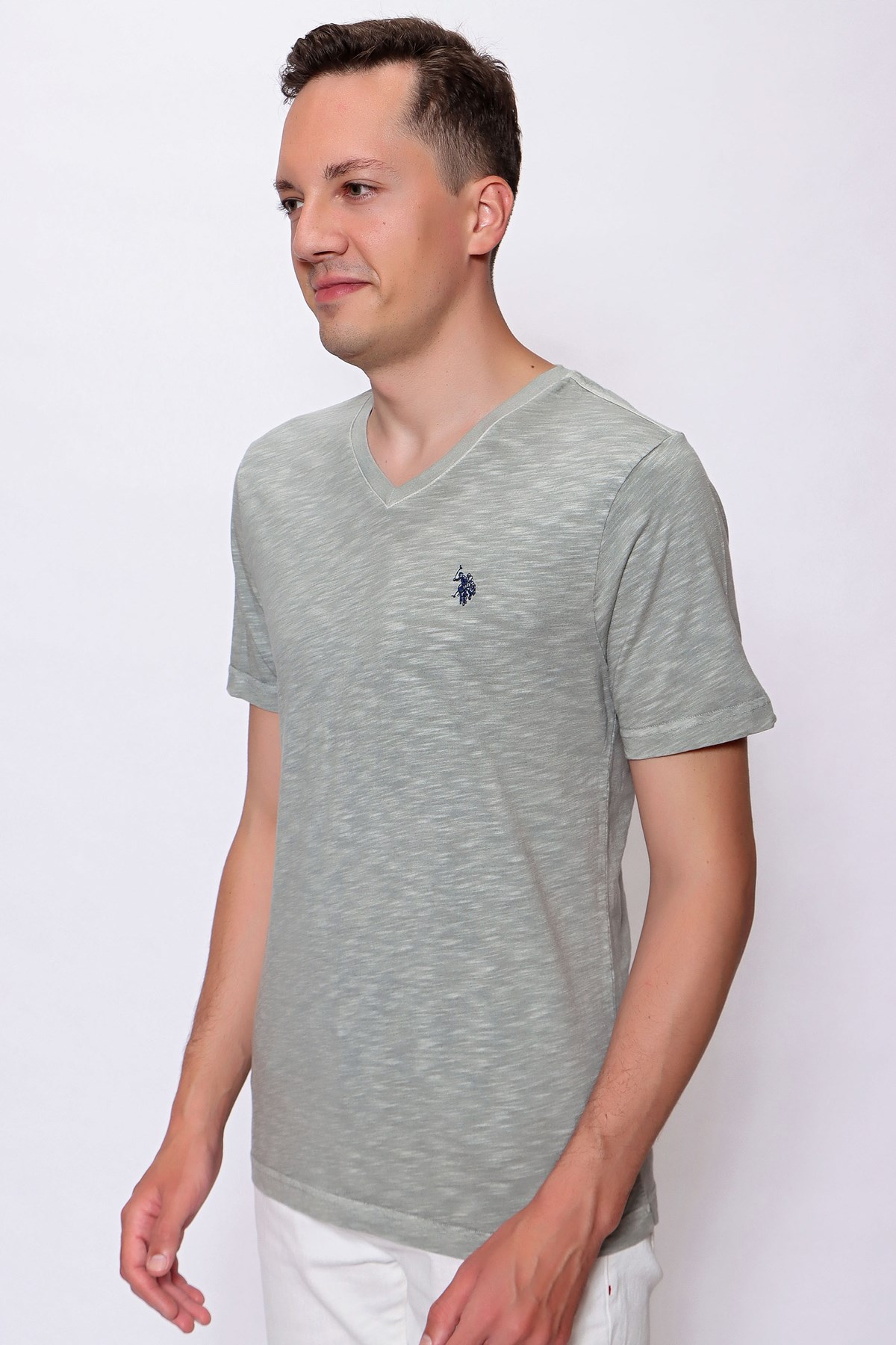Us. Polo Assn. Erkek Tişört 50246848 Haki