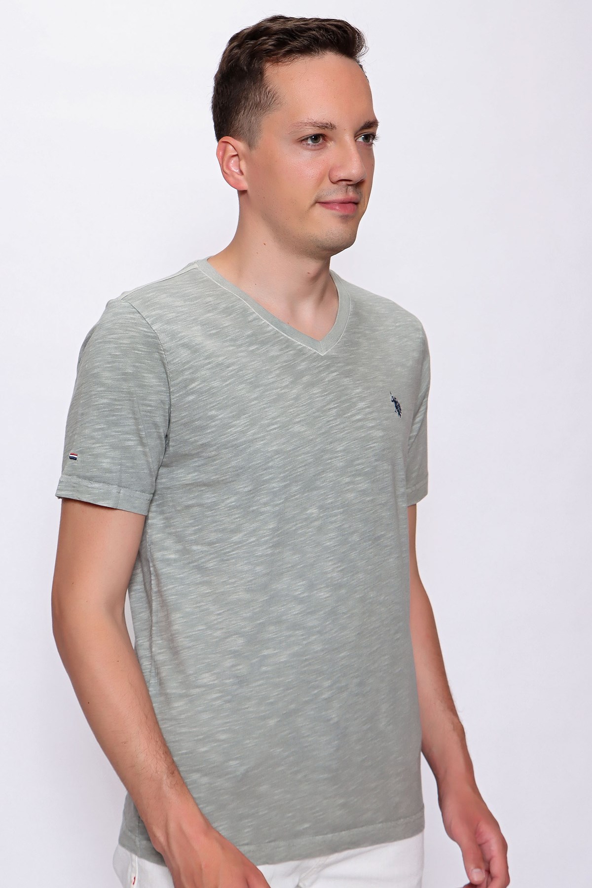 Us. Polo Assn. Erkek Tişört 50246848 Haki