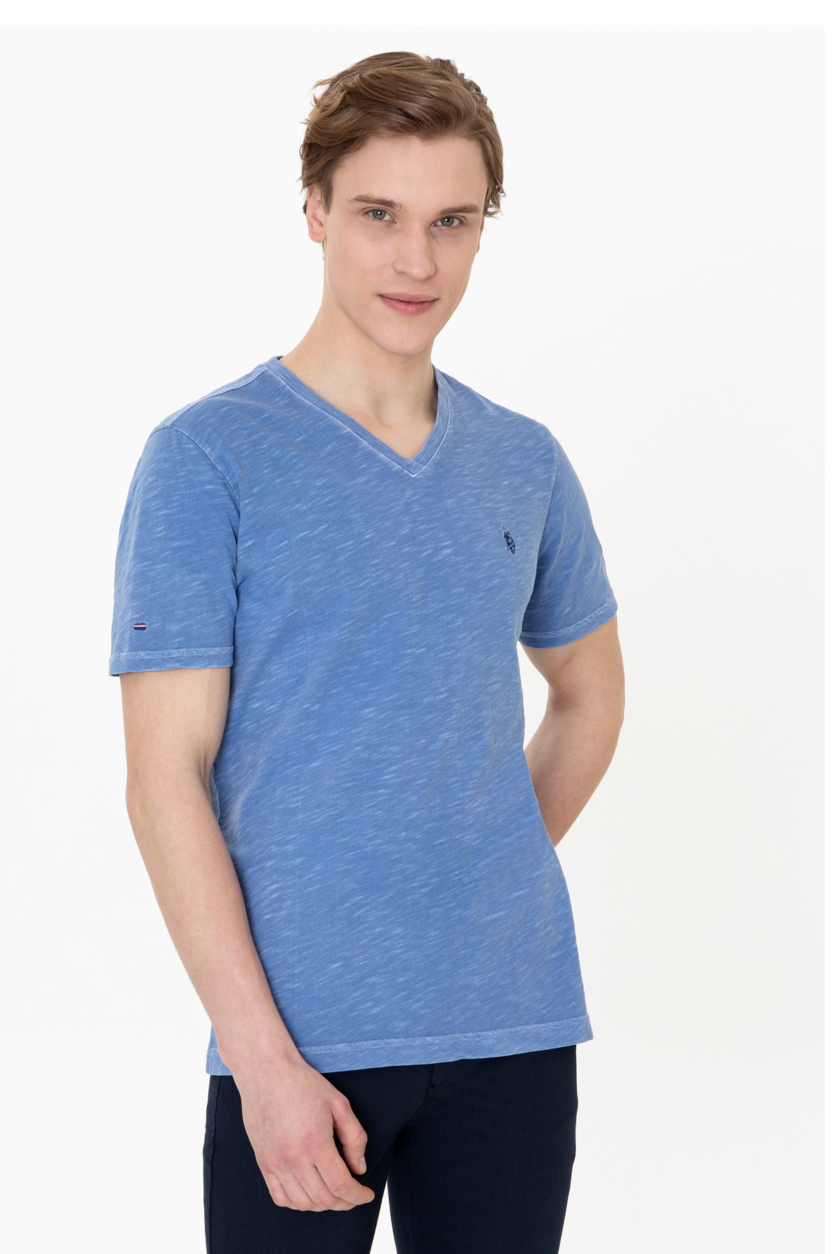 Us. Polo Assn. Erkek Tişört 50246848 Mavi