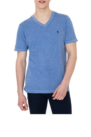 Us. Polo Assn. Erkek Tişört 50246848 Mavi