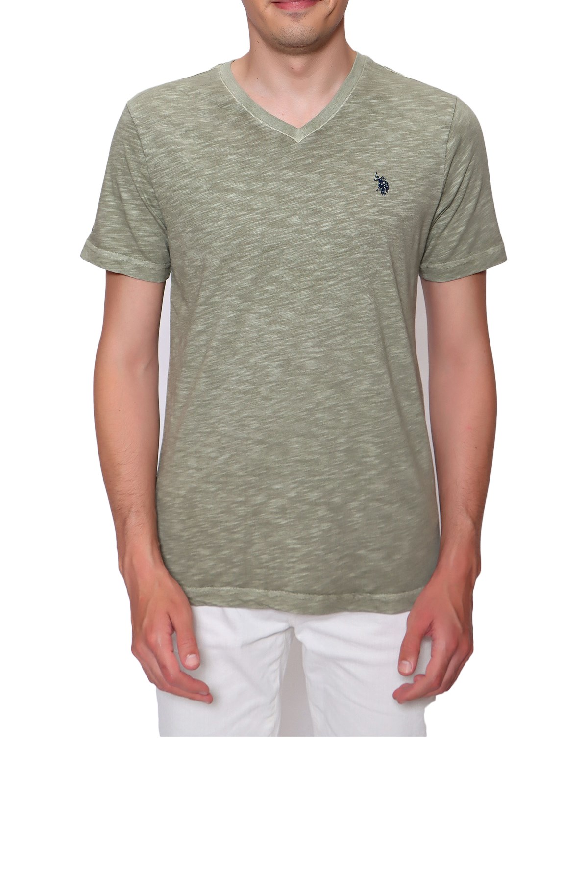 Us. Polo Assn. Erkek Tişört 50246848 Haki