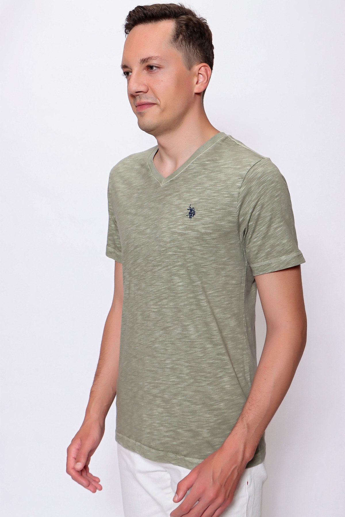 Us. Polo Assn. Erkek Tişört 50246848 Haki