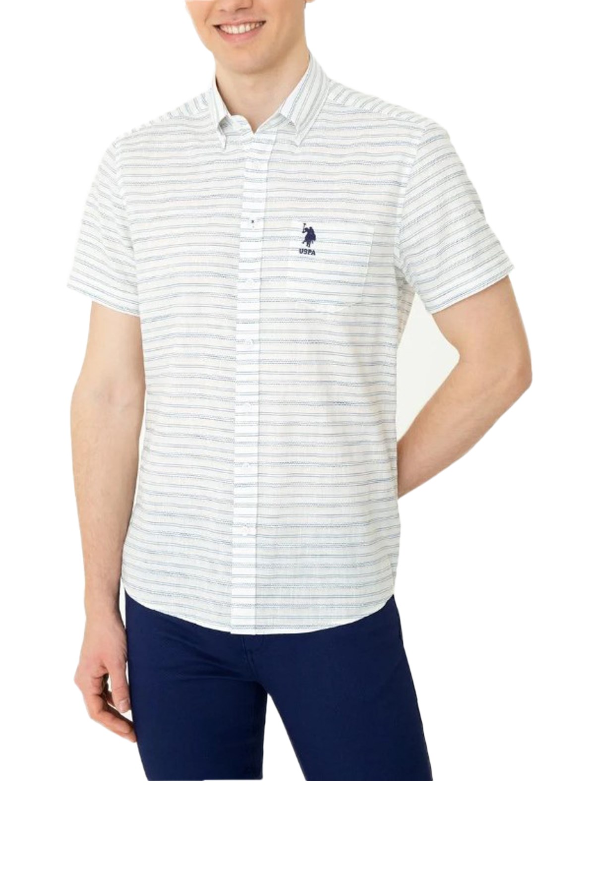 Us. Polo Assn. Erkek Gömlek 50247100 Beyaz