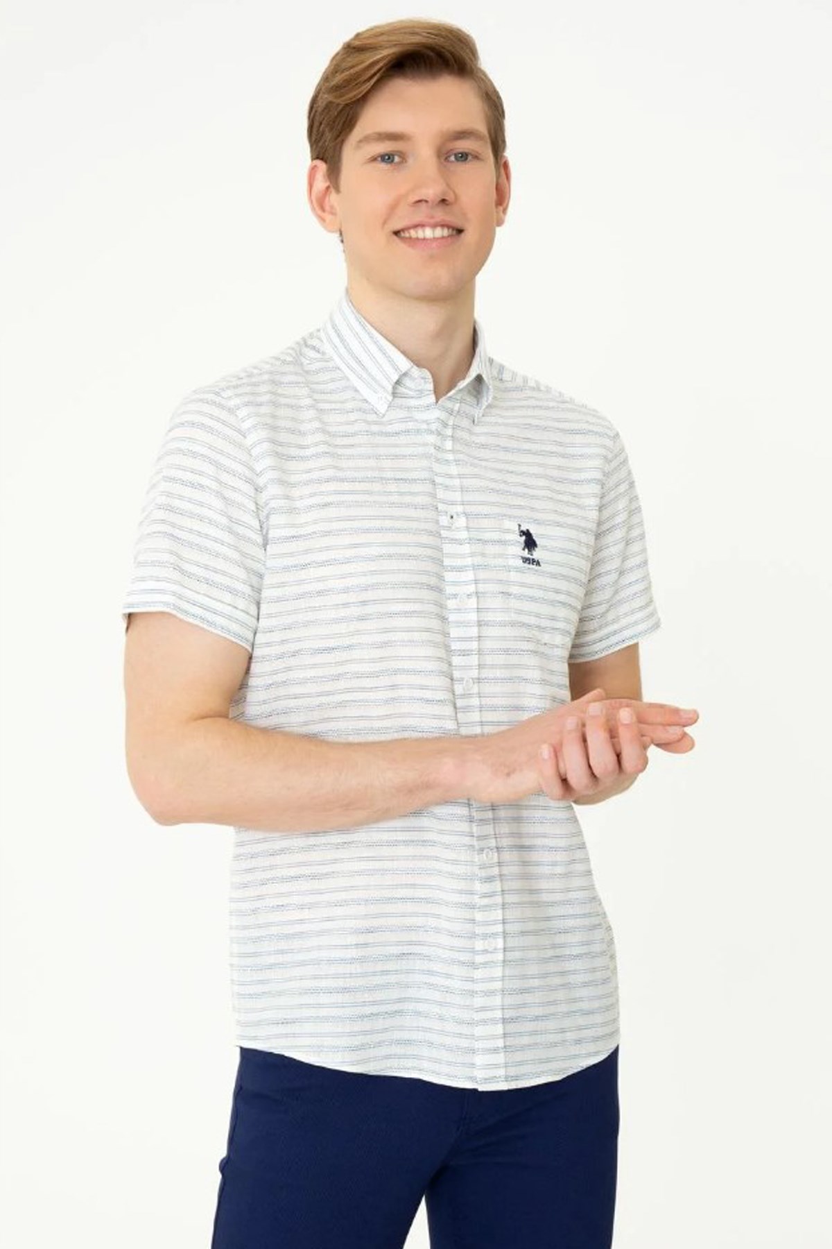 Us. Polo Assn. Erkek Gömlek 50247100 Beyaz