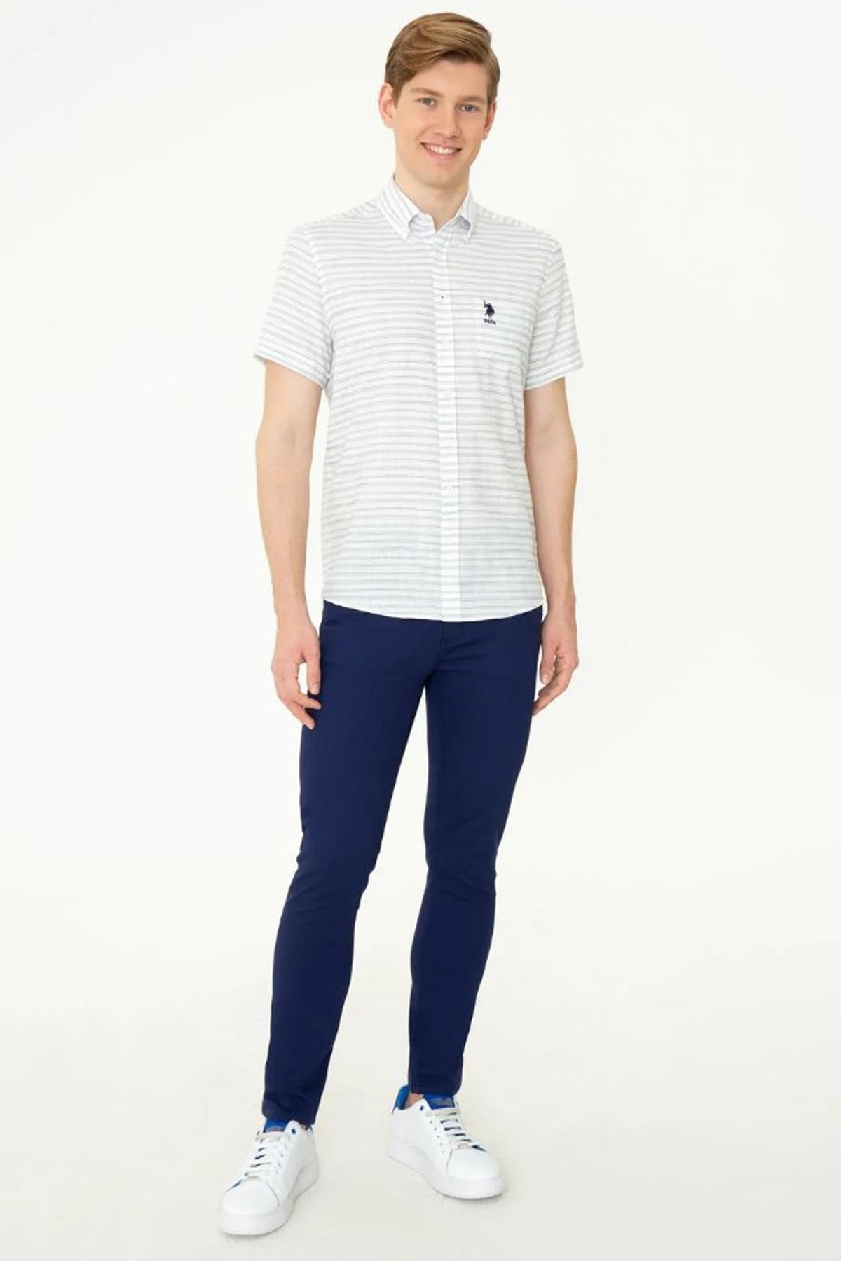 Us. Polo Assn. Erkek Gömlek 50247100 Beyaz