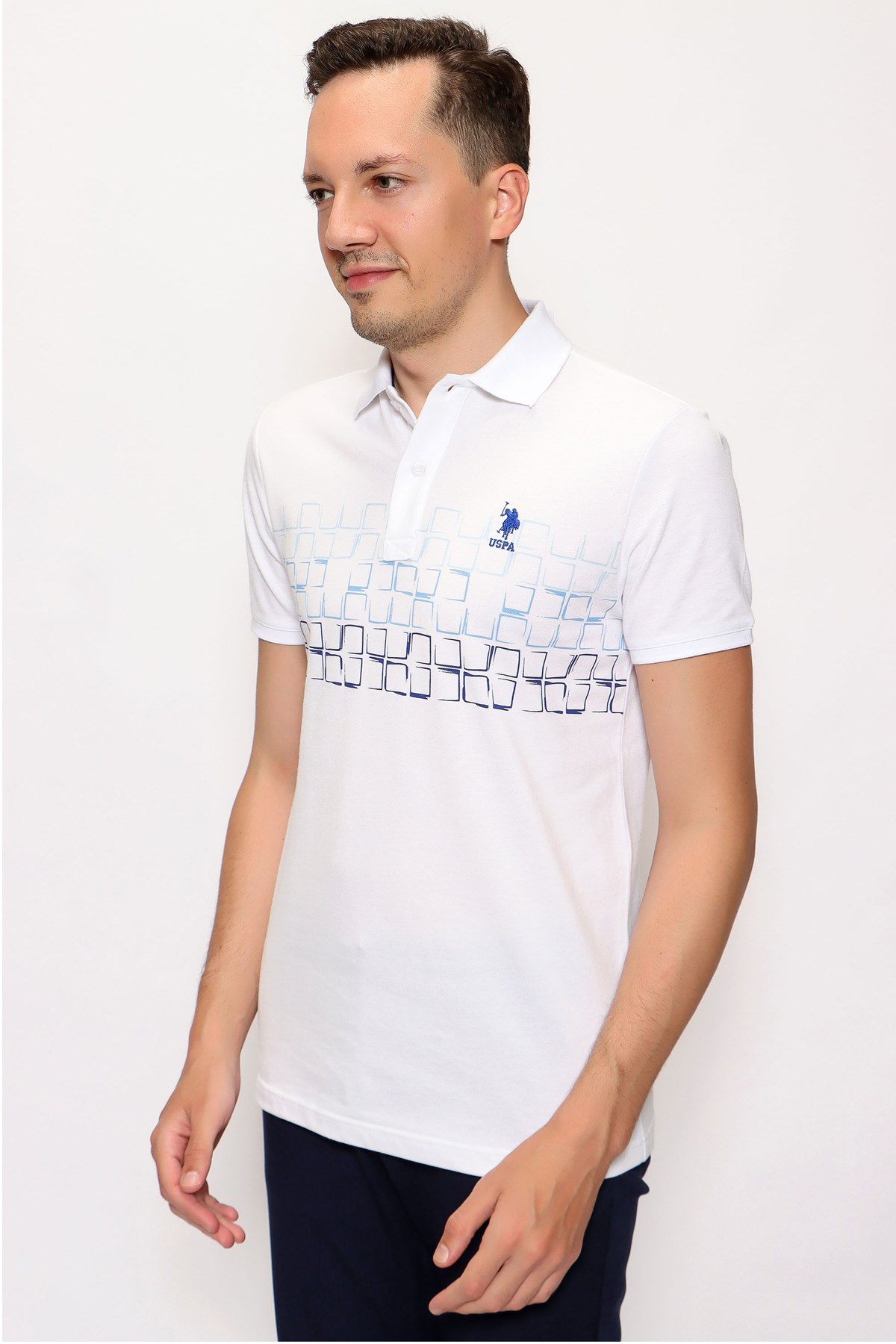 Us. Polo Assn. Erkek Tişört 50247675 Beyaz