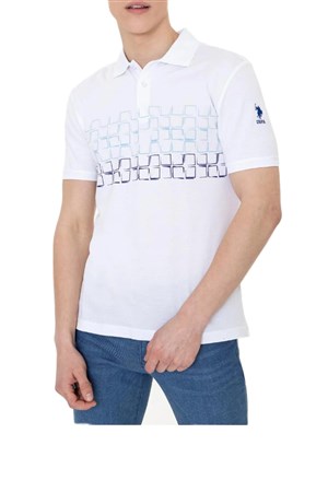 Us. Polo Assn. Erkek Tişört 50247675 Beyaz
