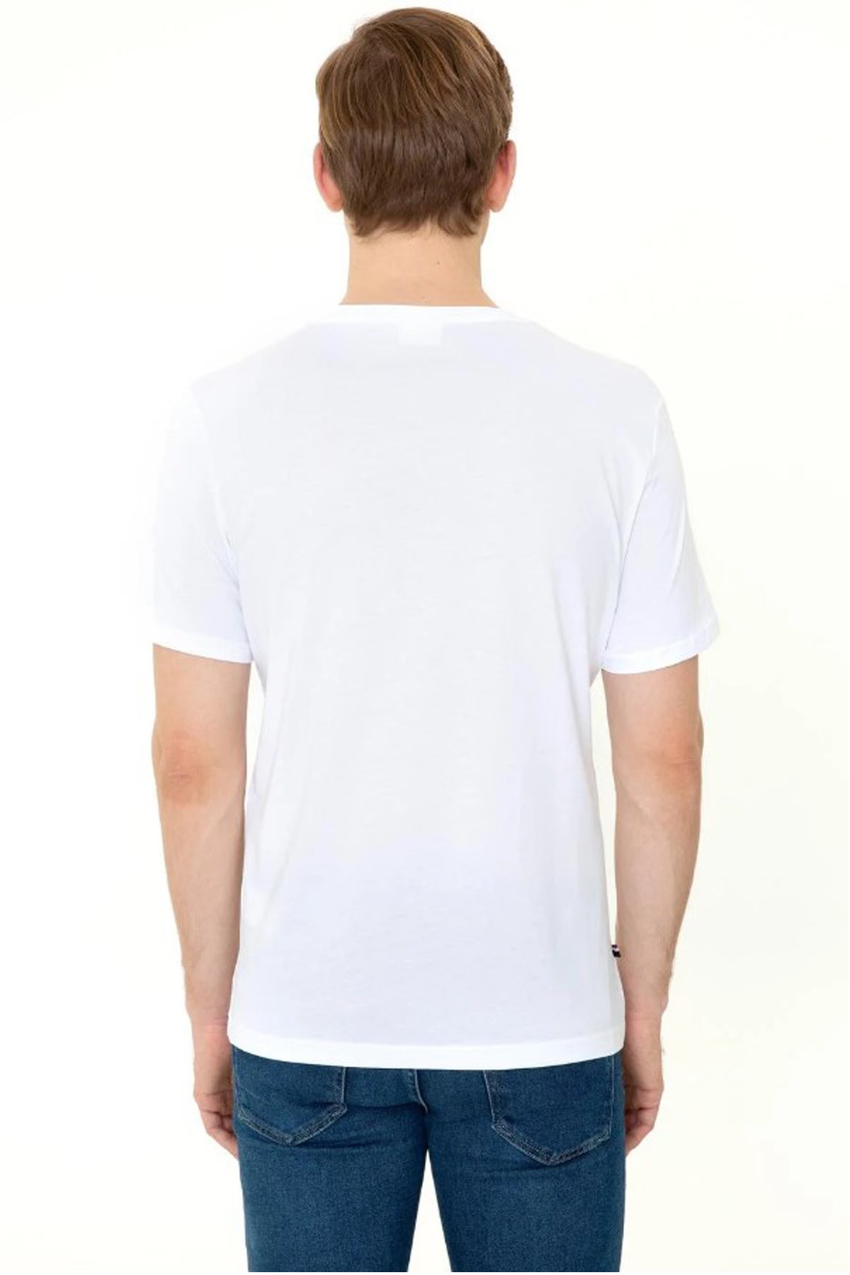 Us. Polo Assn. Erkek Tişört 50248569 Beyaz