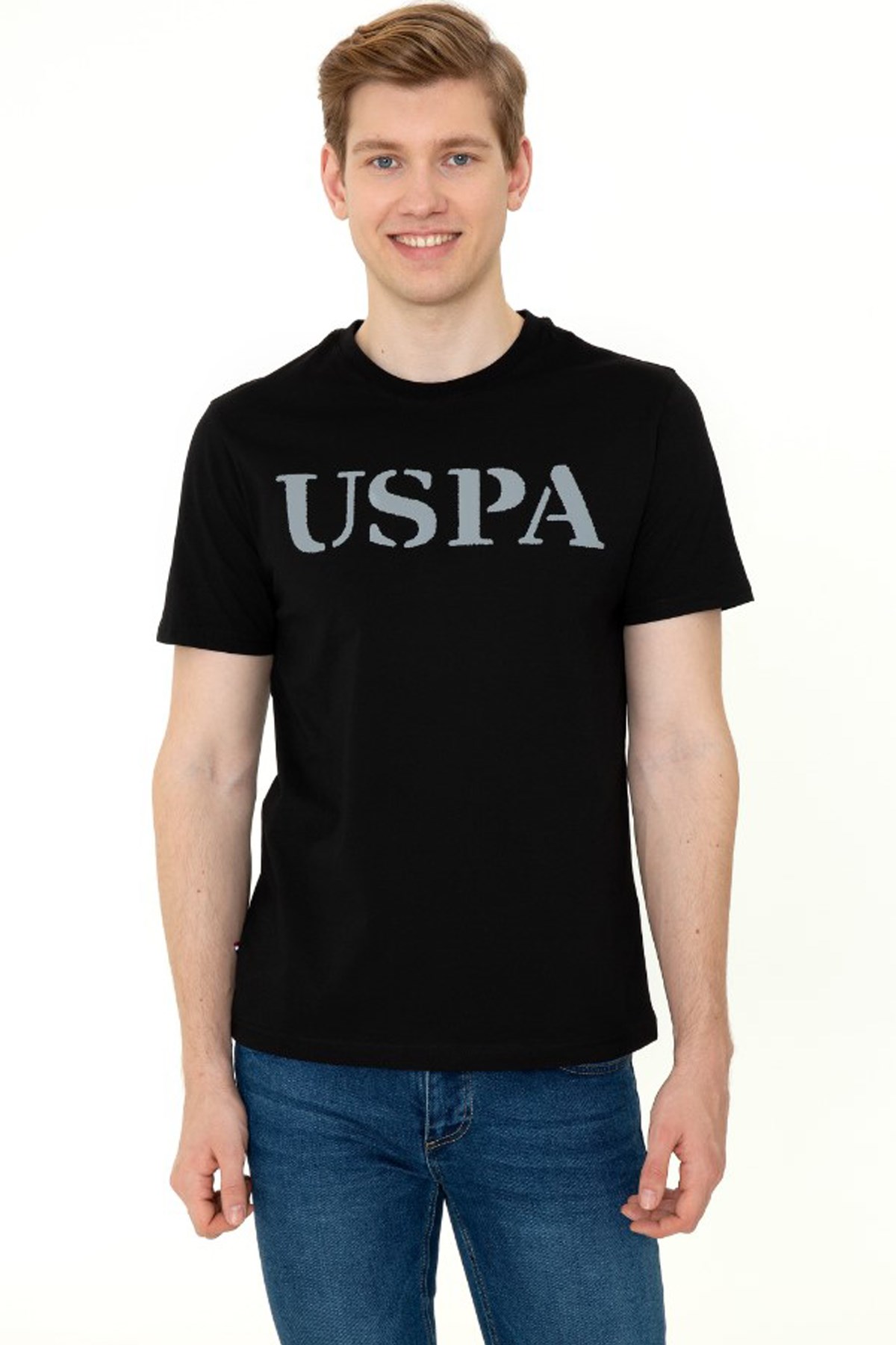 Us. Polo Assn. Erkek Tişört 50248569-VR046 Siyah