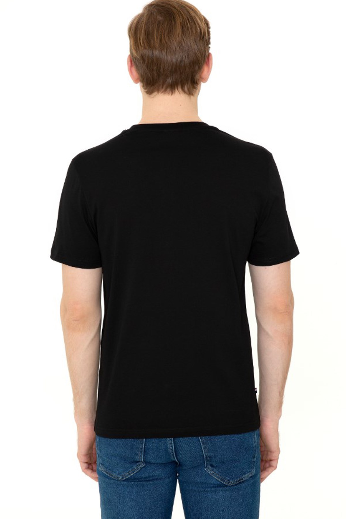 Us. Polo Assn. Erkek Tişört 50248569-VR046 Siyah