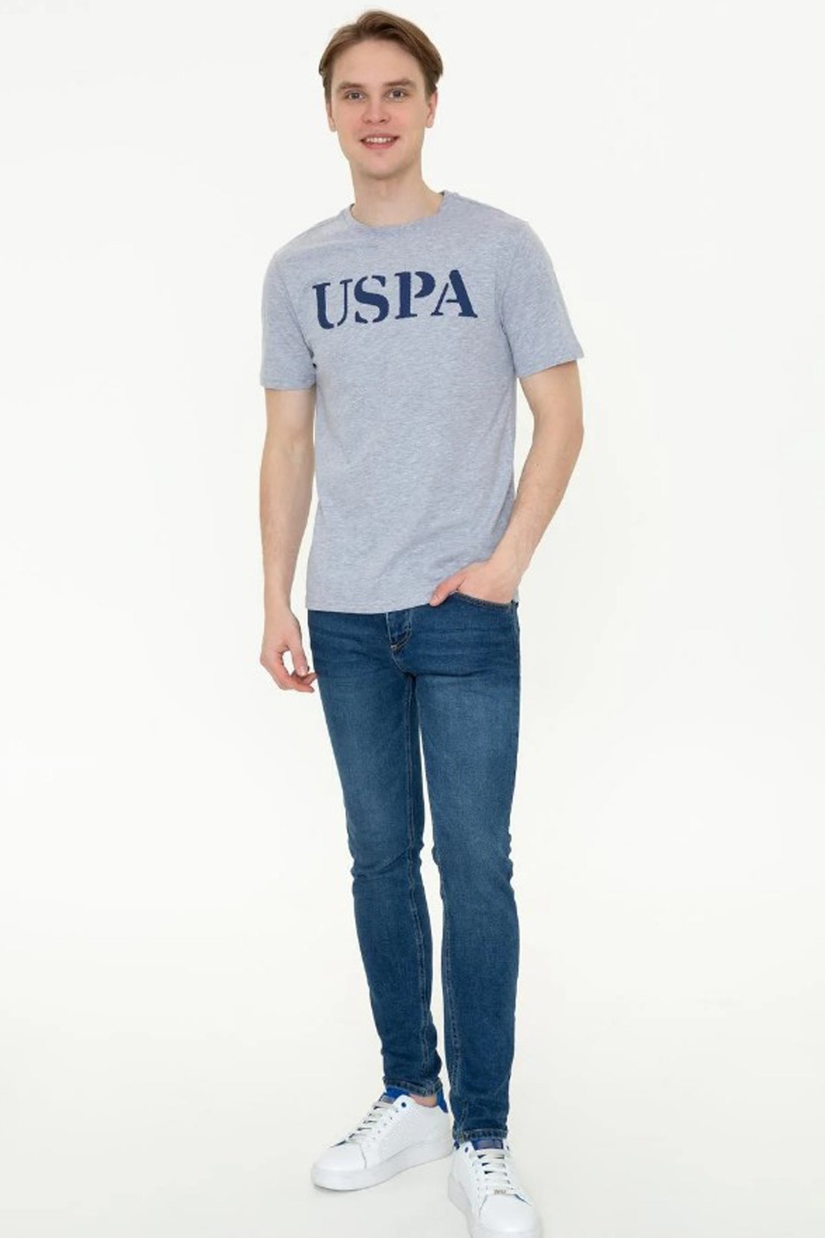 Us. Polo Assn. Erkek Tişört 50248569 Gri
