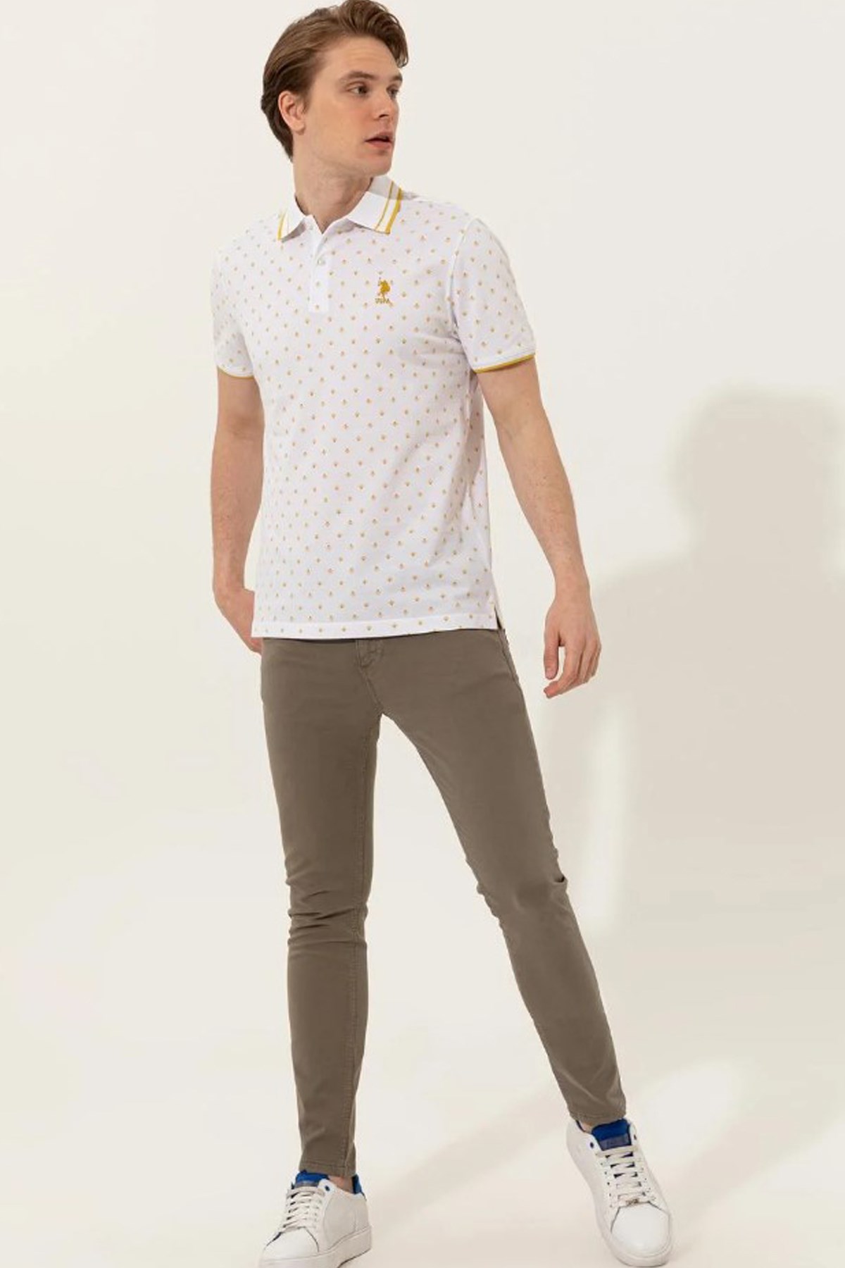 Us. Polo Assn. Erkek Tişört 50248614 Taş