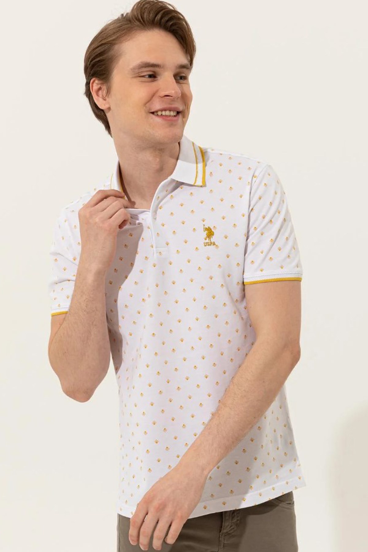 Us. Polo Assn. Erkek Tişört 50248614 Taş