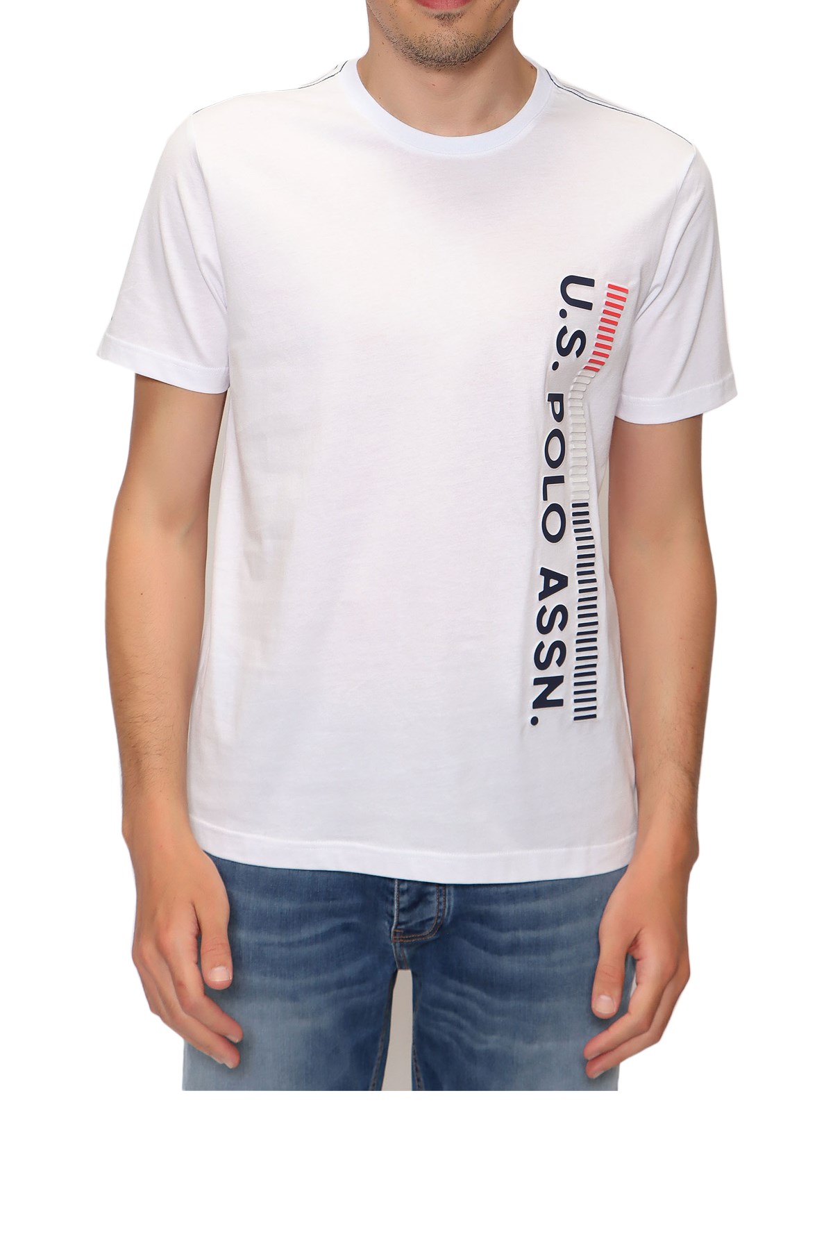Us. Polo Assn. Erkek Tişört 50248615 Beyaz