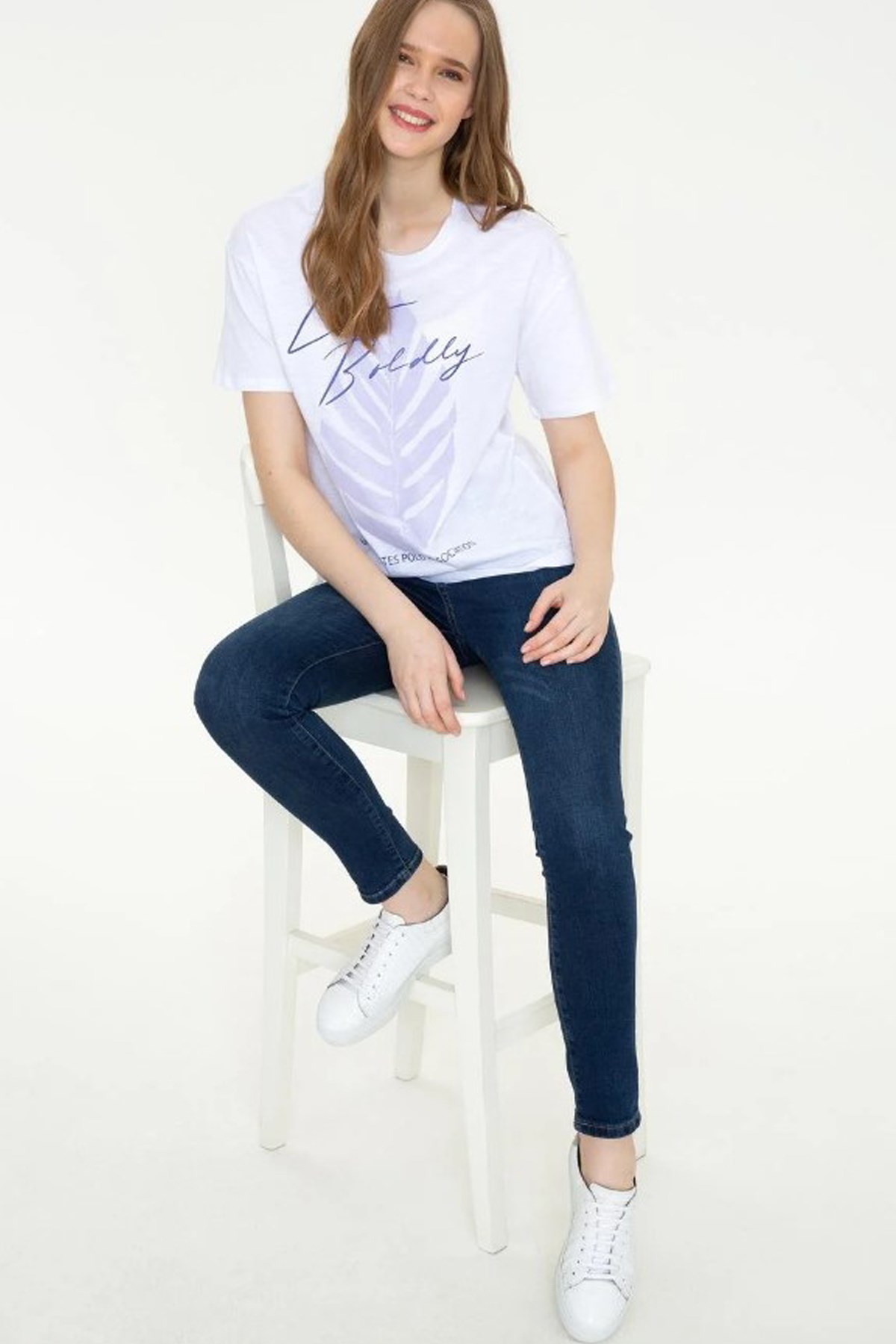 Us. Polo Assn. Kadın Tişört 50248990 Beyaz