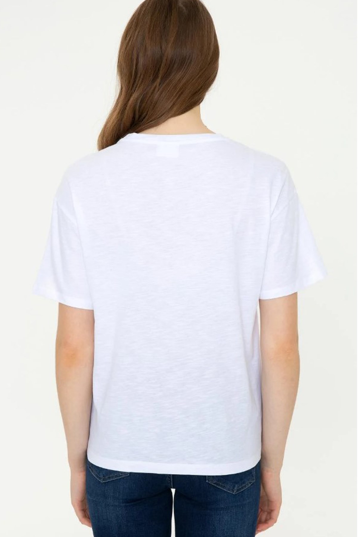 Us. Polo Assn. Kadın Tişört 50248990 Beyaz