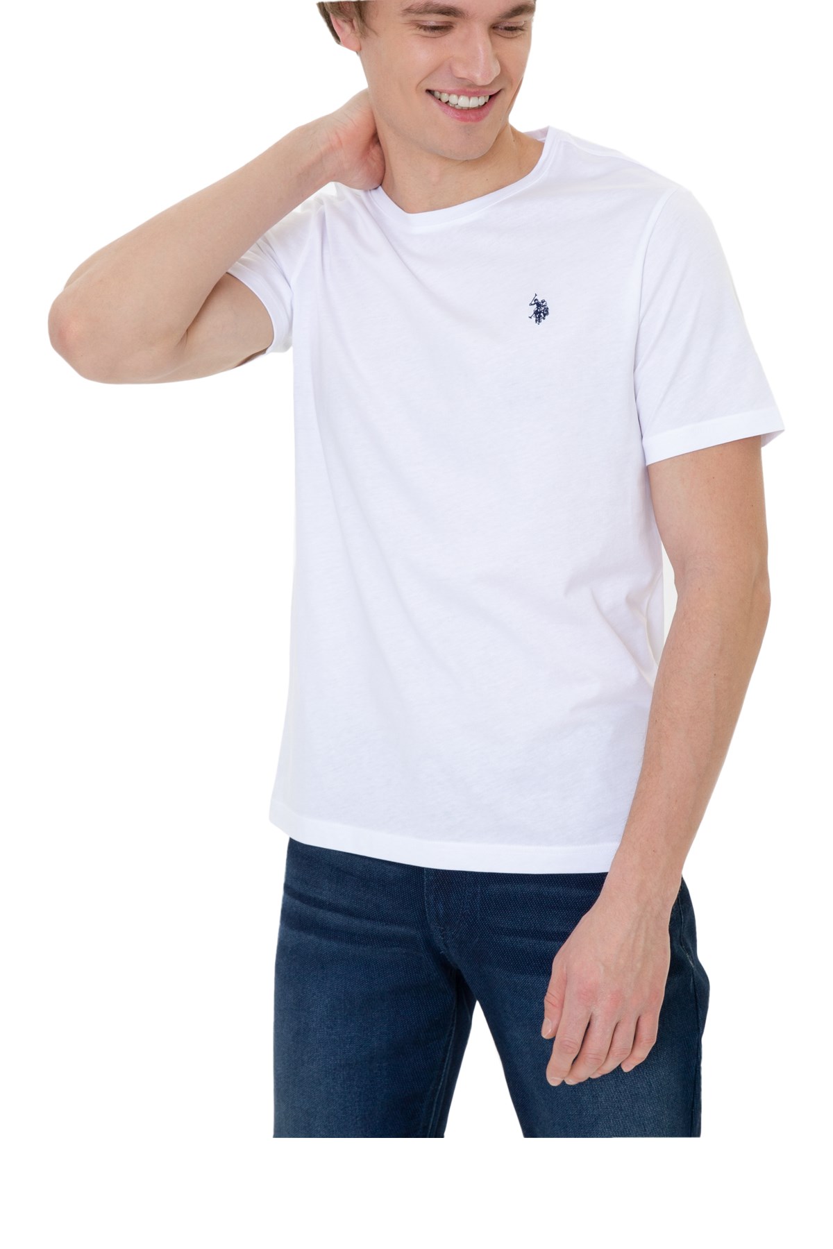 Us. Polo Assn. Erkek Tişört 50249144 Beyaz