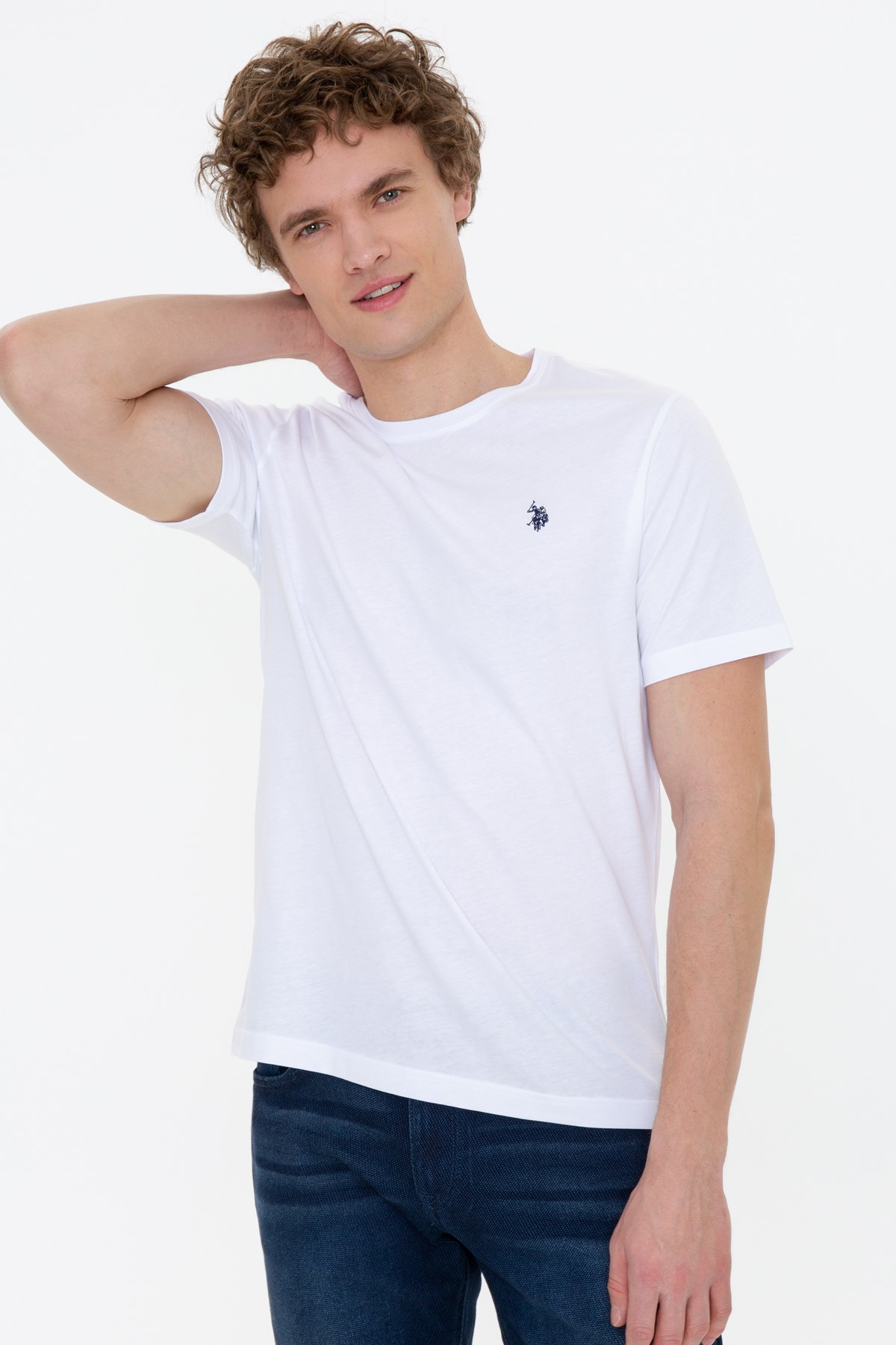 Us. Polo Assn. Erkek Tişört 50249144 Beyaz