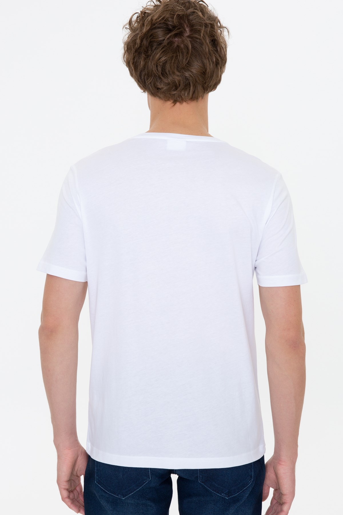 Us. Polo Assn. Erkek Tişört 50249144 Beyaz