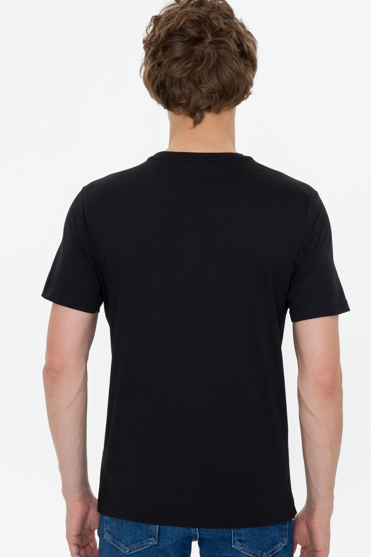 Us. Polo Assn. Erkek Tişört 50249144 Siyah