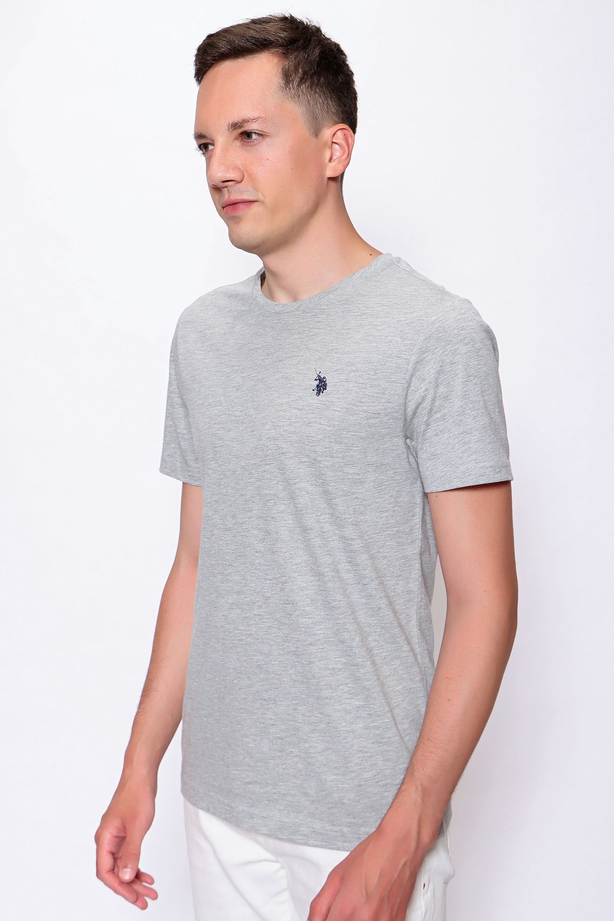 Us. Polo Assn. Erkek Tişört 50249144 Gri