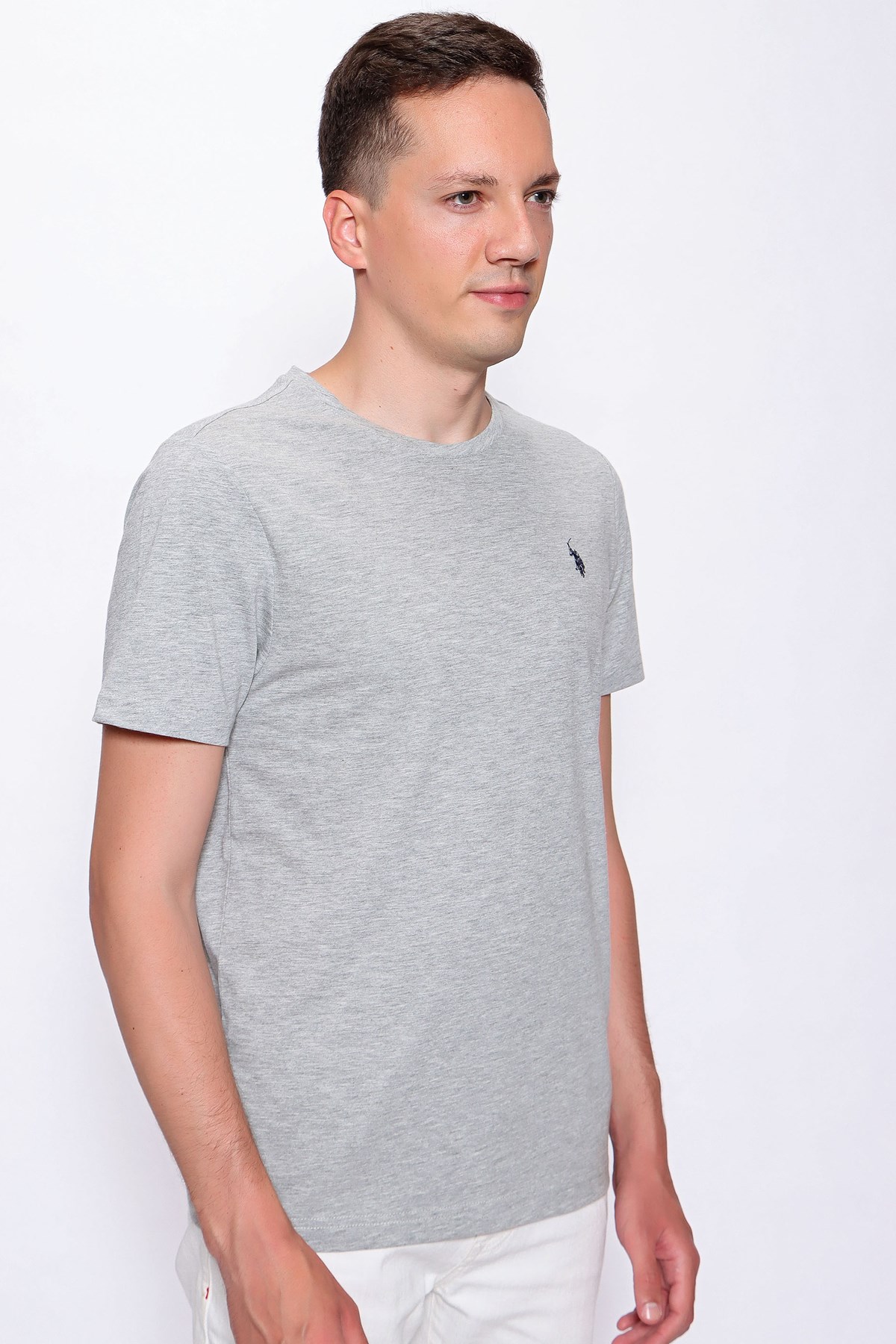 Us. Polo Assn. Erkek Tişört 50249144 Gri