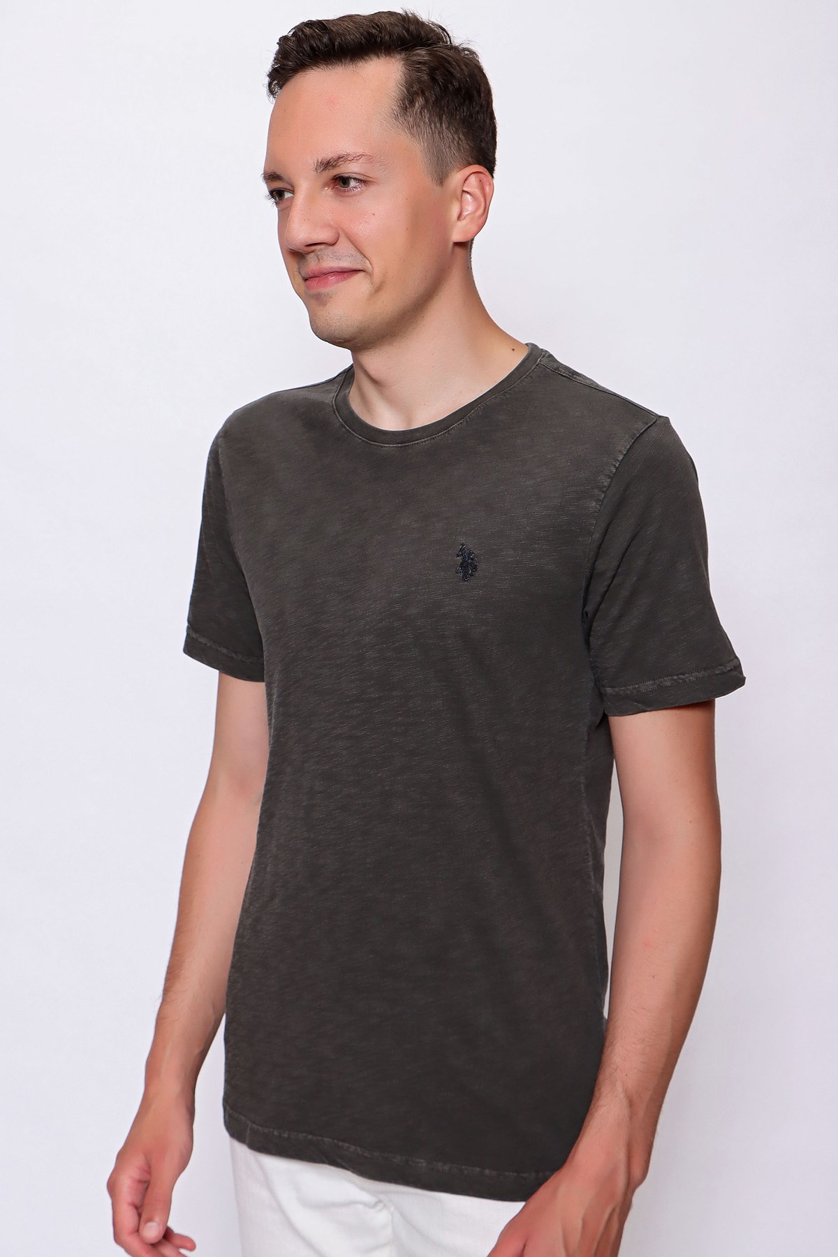 Us. Polo Assn. Erkek Tişört 50249147 Antrasit