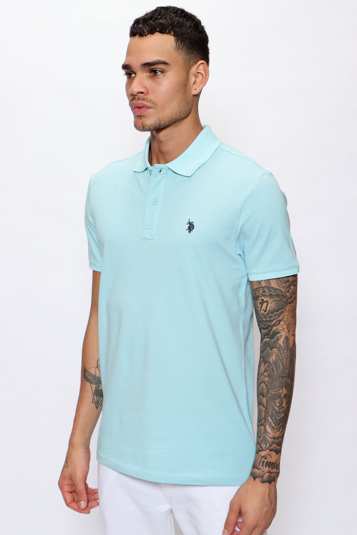 Us. Polo Assn. Erkek Tişört 50249149 Mavi