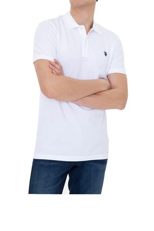 Us. Polo Assn. Erkek Tişört 50249149 Beyaz