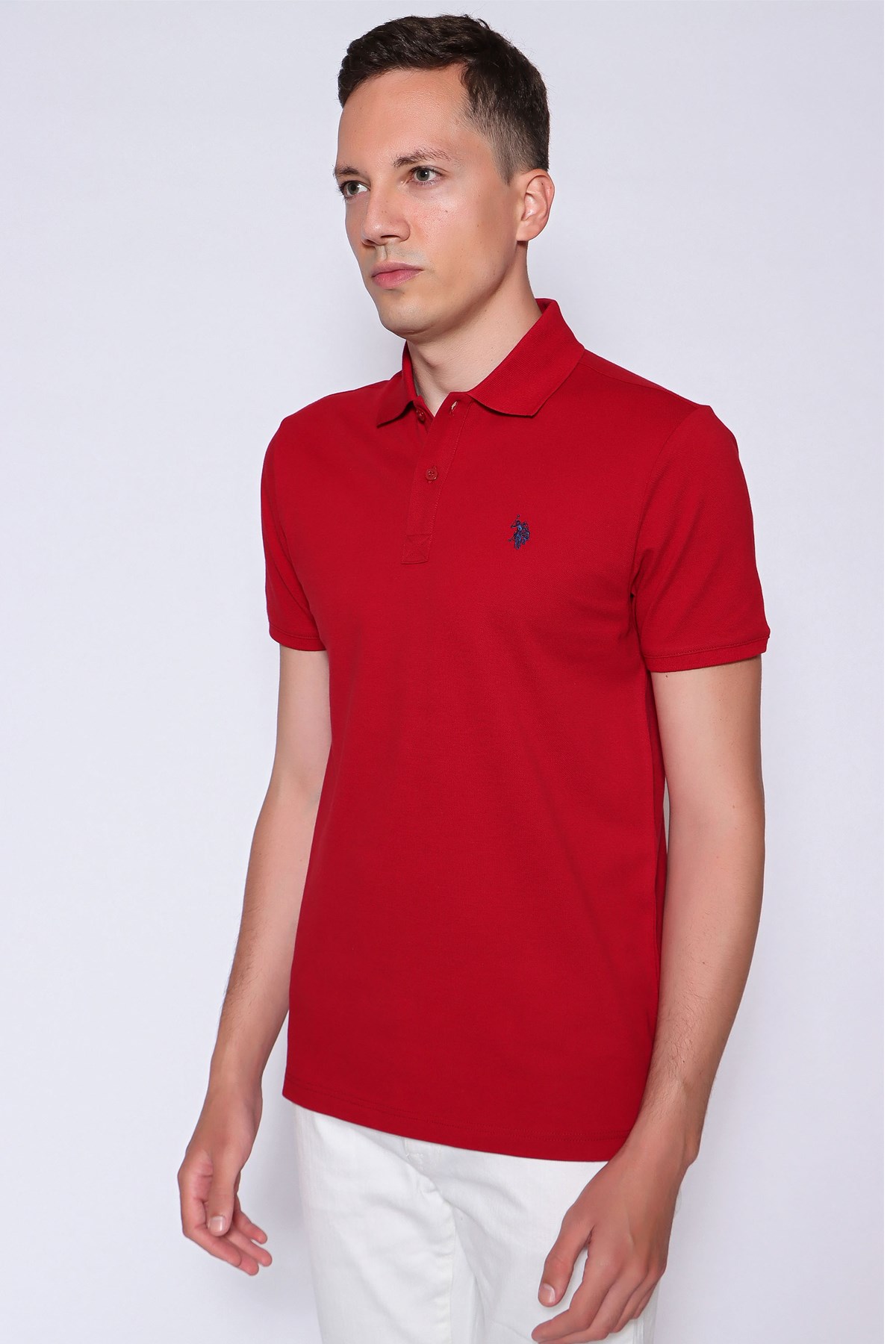 Us. Polo Assn. Erkek Tişört 50249149 Bordo