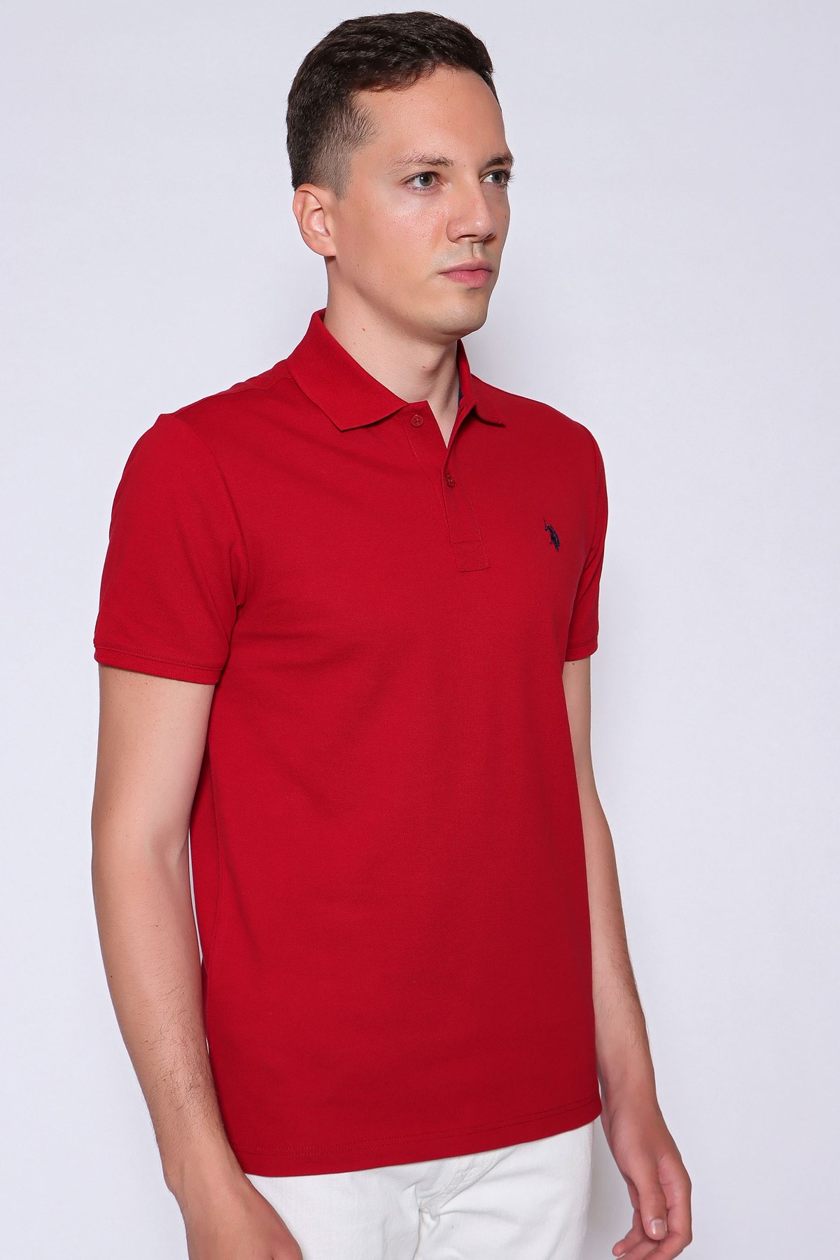 Us. Polo Assn. Erkek Tişört 50249149 Bordo