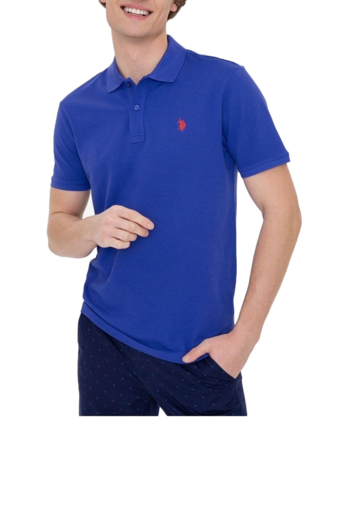 Us. Polo Assn. Erkek Tişört 50249149 Mavi