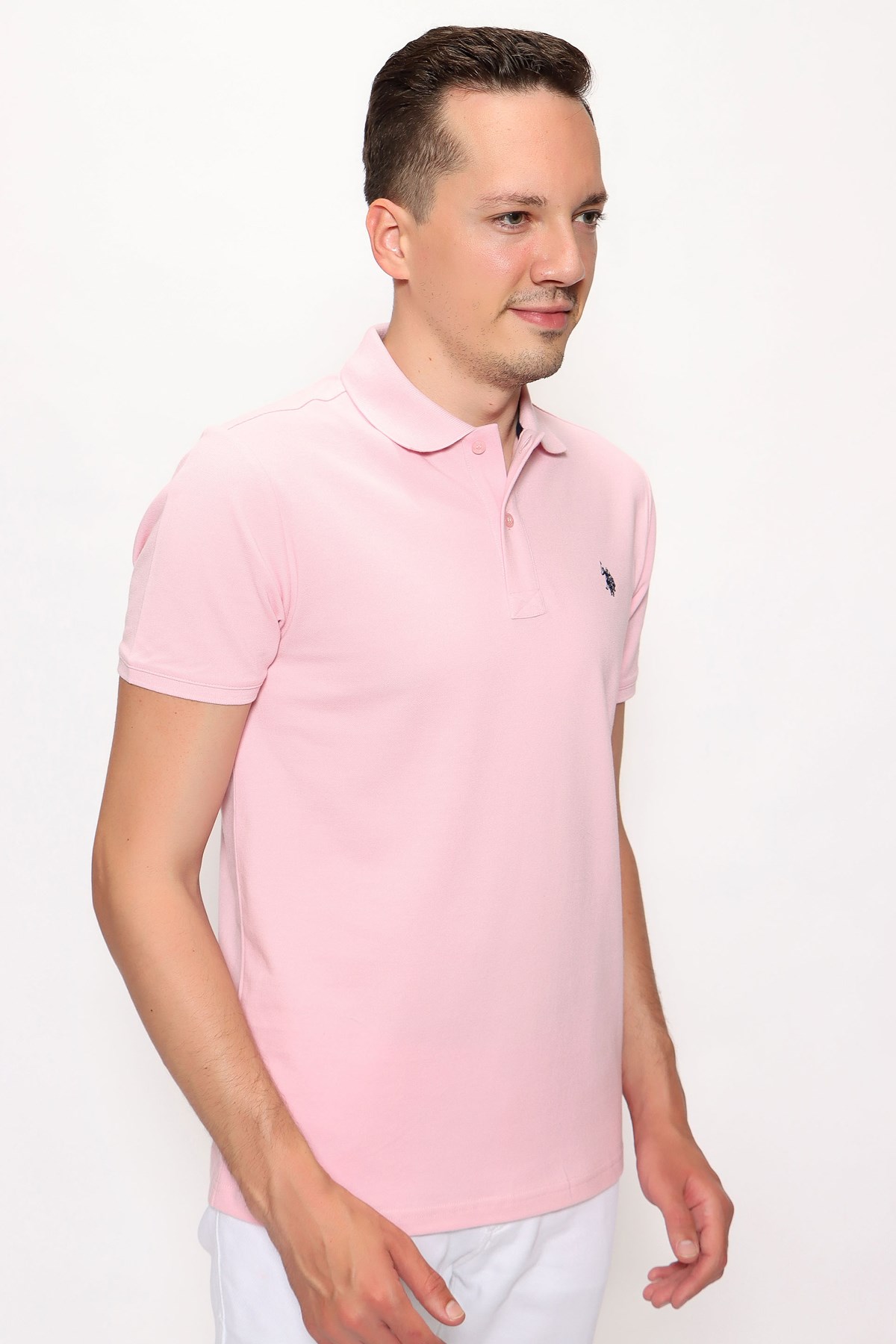 Us. Polo Assn. Erkek Tişört 50249149 Pudra