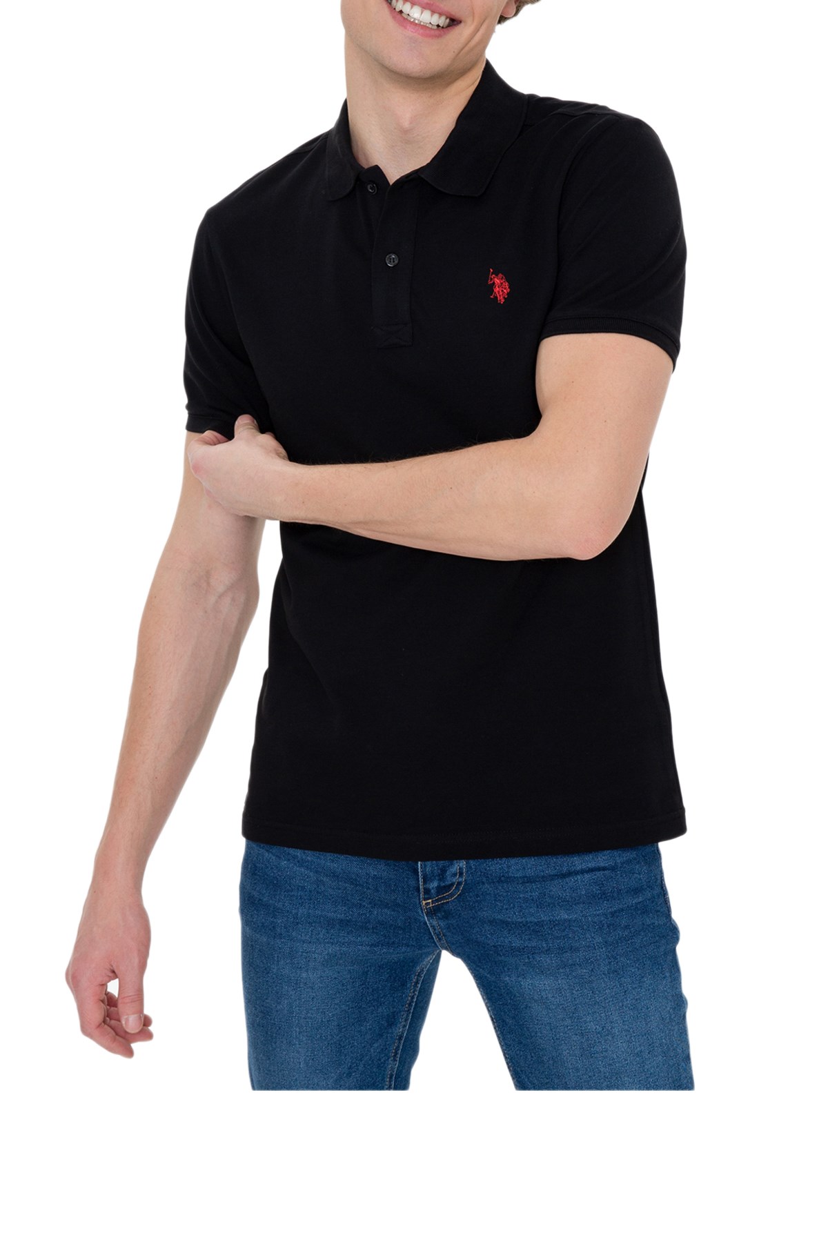 Us. Polo Assn. Erkek Tişört 50249149 Siyah