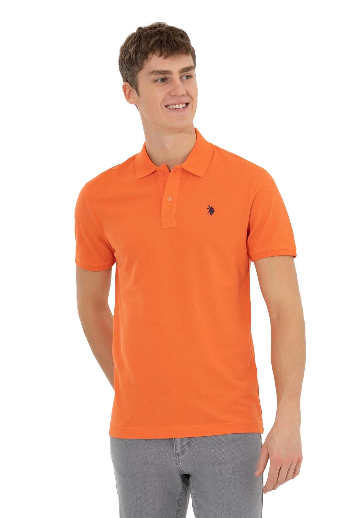 Us. Polo Assn. Erkek Tişört 50249149 Turuncu