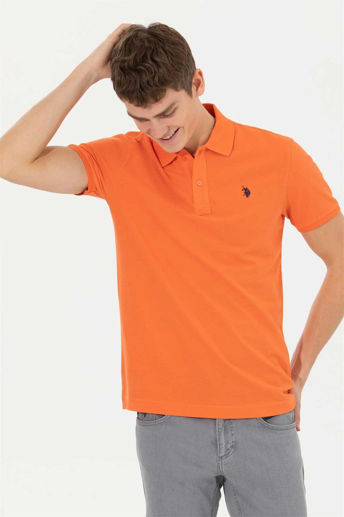 Us. Polo Assn. Erkek Tişört 50249149 Turuncu