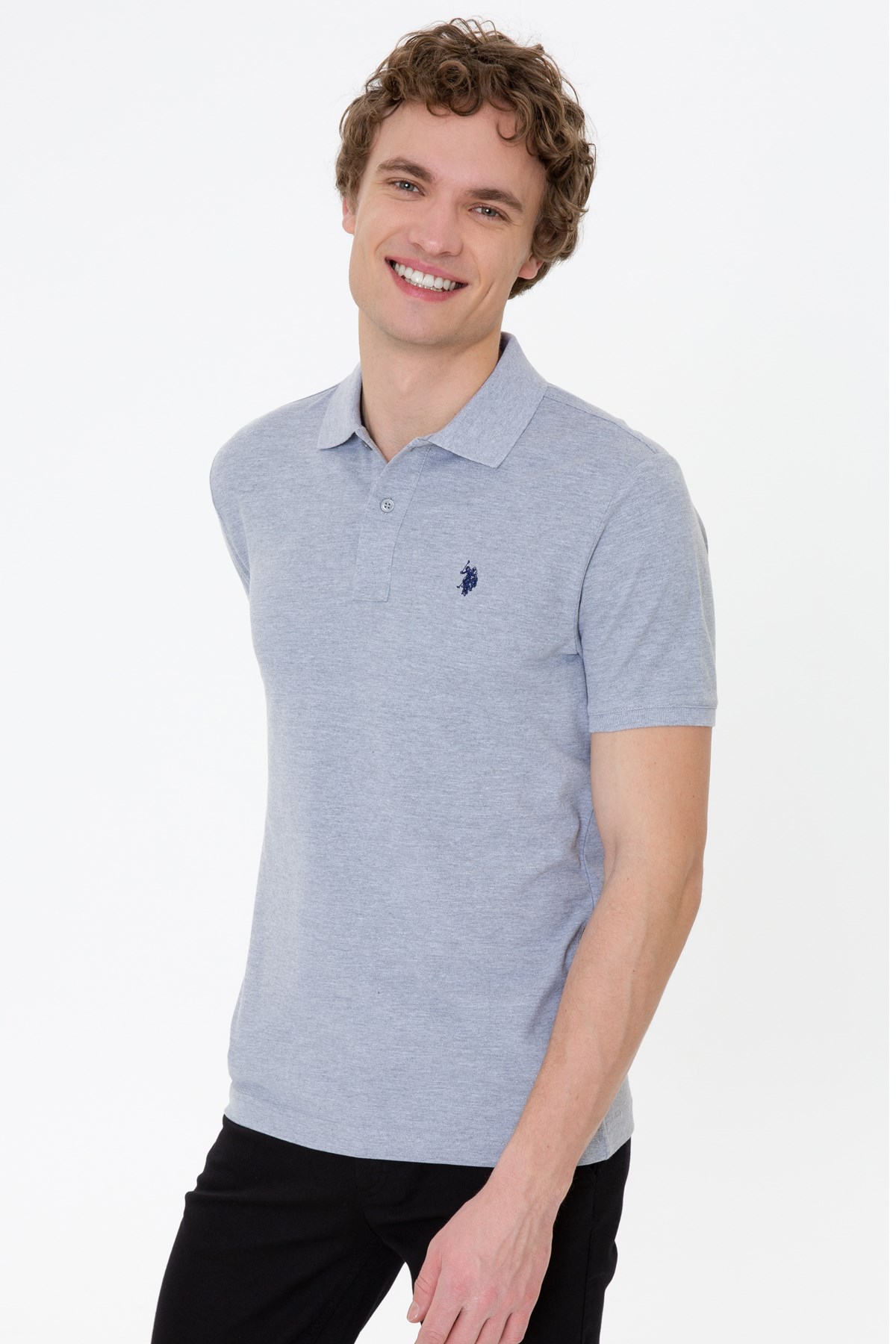 Us. Polo Assn. Erkek Tişört 50249149 Gri
