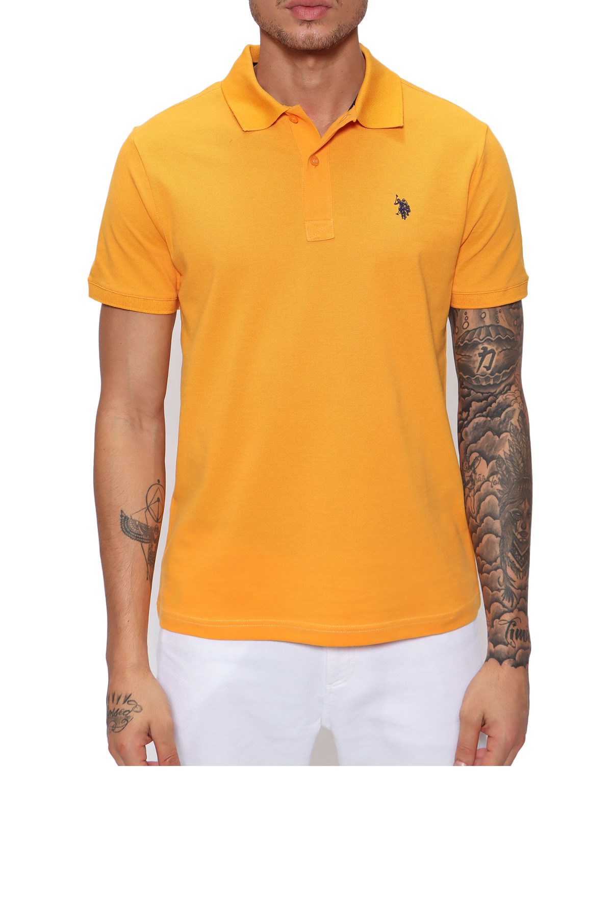 Us. Polo Assn. Erkek Tişört 50249149 Sarı