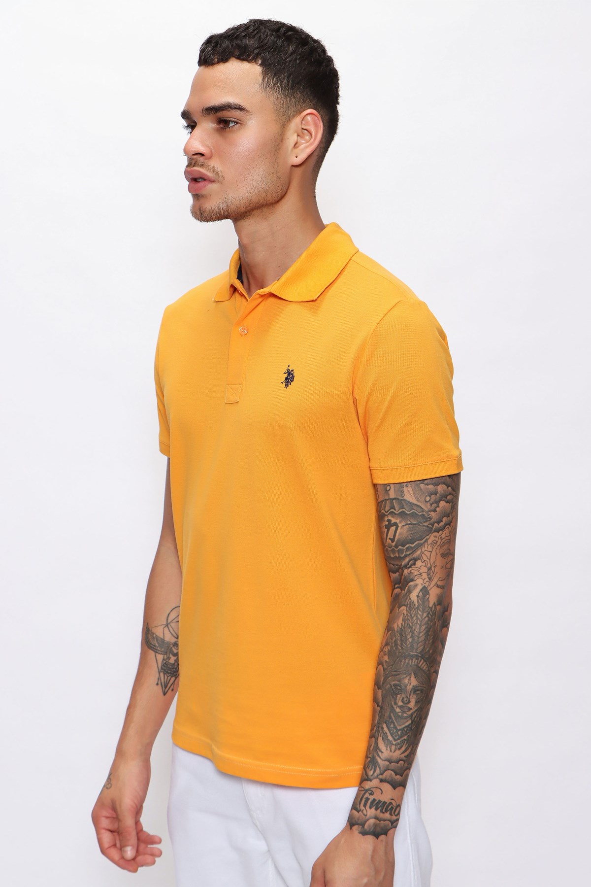 Us. Polo Assn. Erkek Tişört 50249149 Sarı