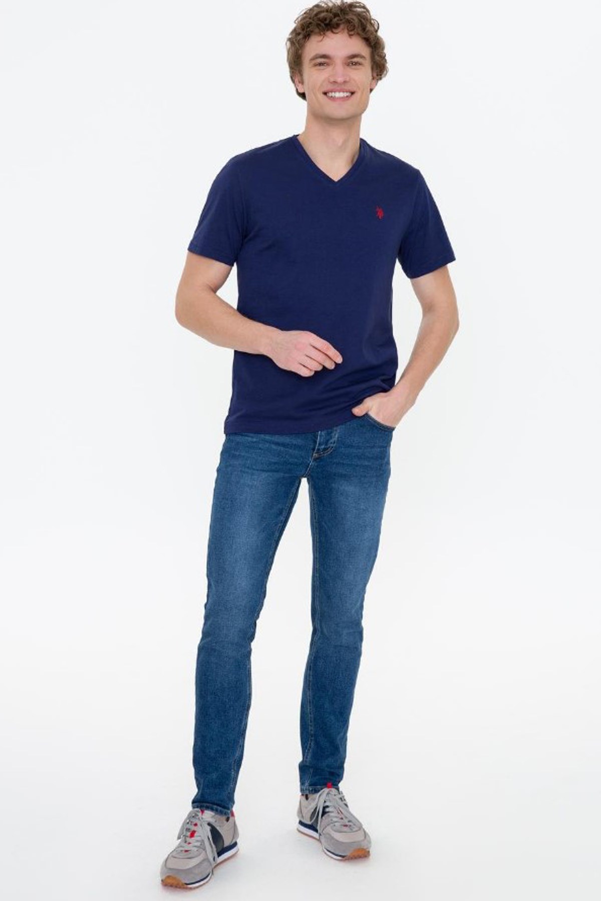 Us. Polo Assn. Erkek Tişört 50249152 Lacivert