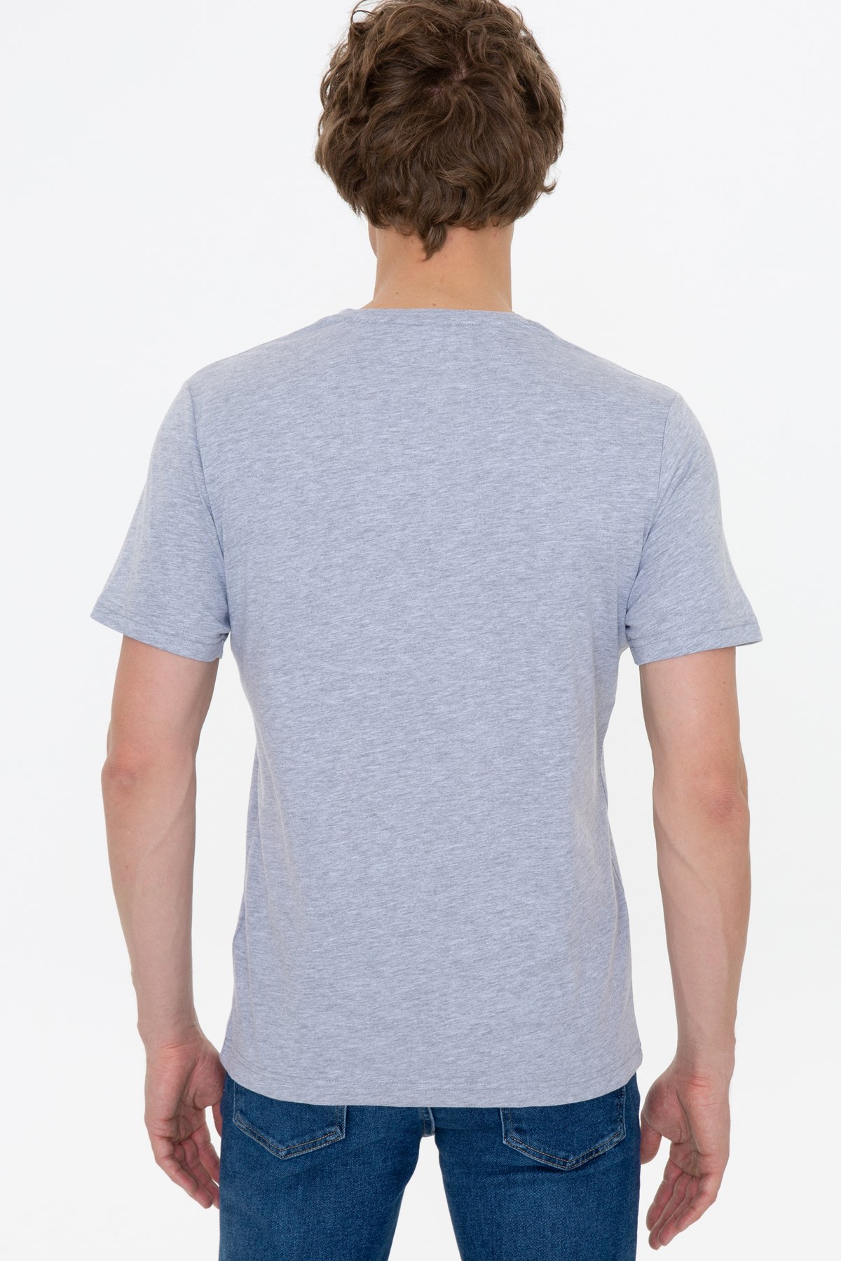 Us. Polo Assn. Erkek Tişört 50249152 Gri