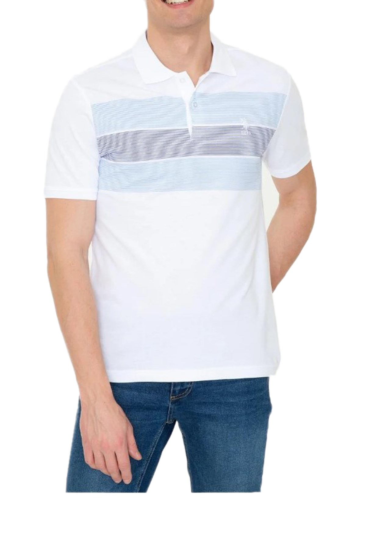 Us. Polo Assn. Erkek Tişört 50249161 Mavi