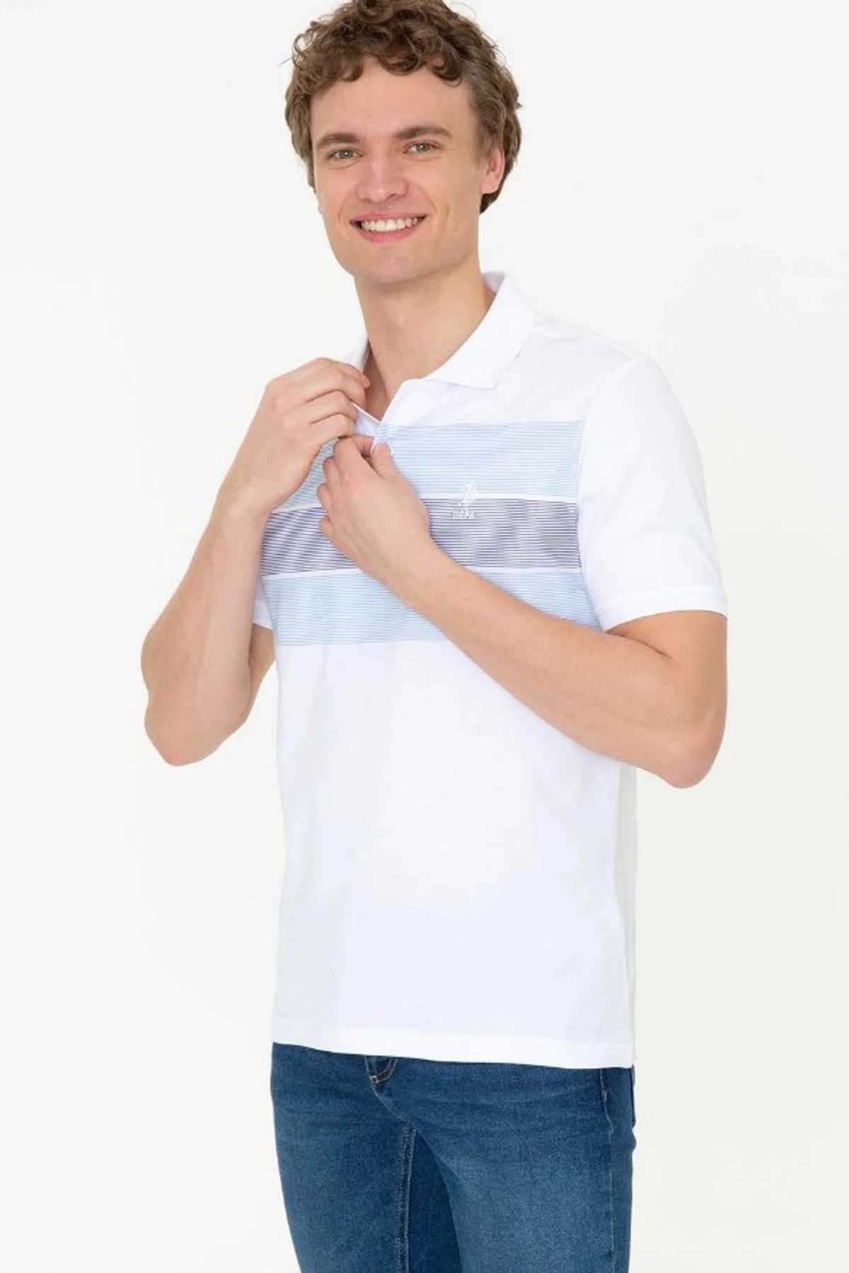 Us. Polo Assn. Erkek Tişört 50249161 Mavi