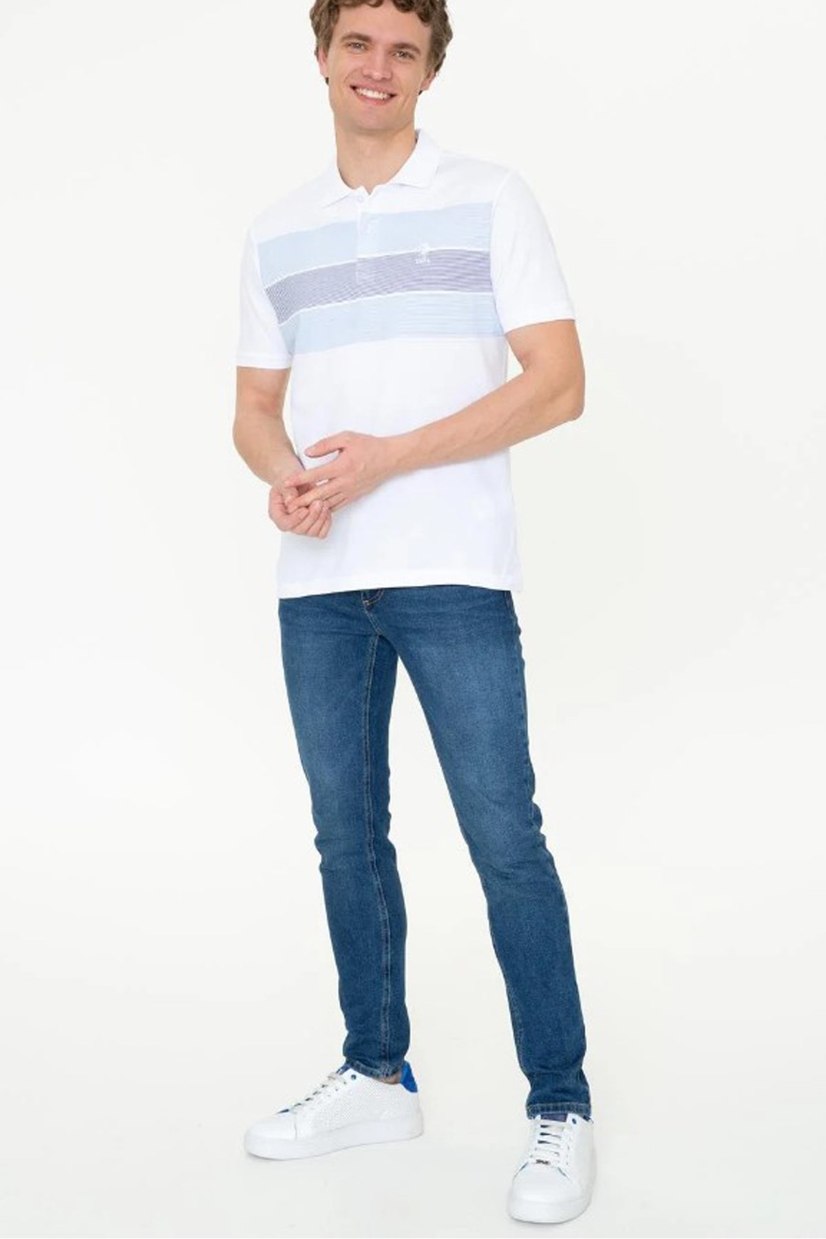 Us. Polo Assn. Erkek Tişört 50249161 Mavi