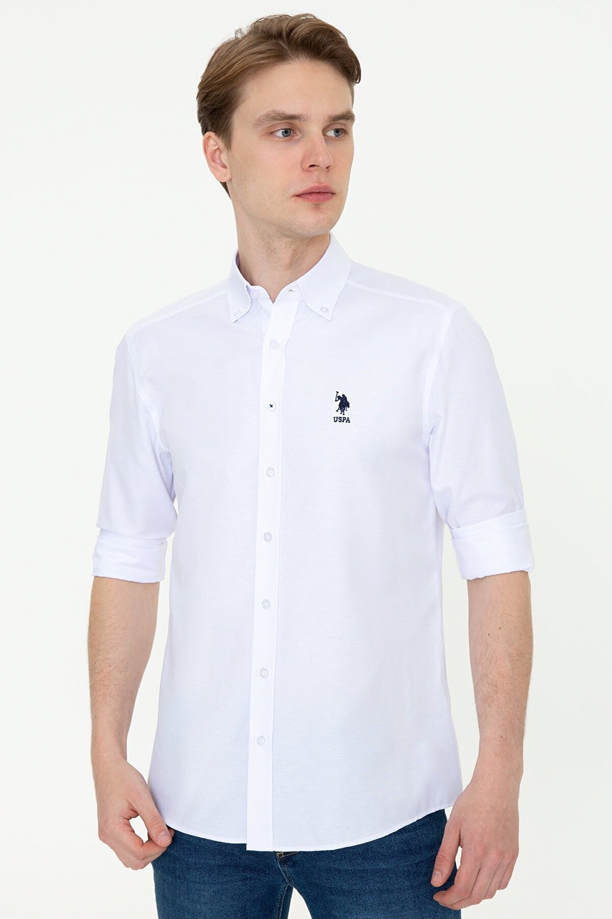 Us. Polo Assn. Erkek Gömlek 50249489 Beyaz